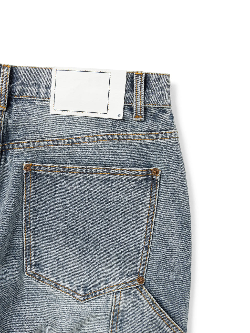 thisisneverthat - Denim Double Knee Pant Washed (Blue) product image 3 | TRAB K-Fashion Australia