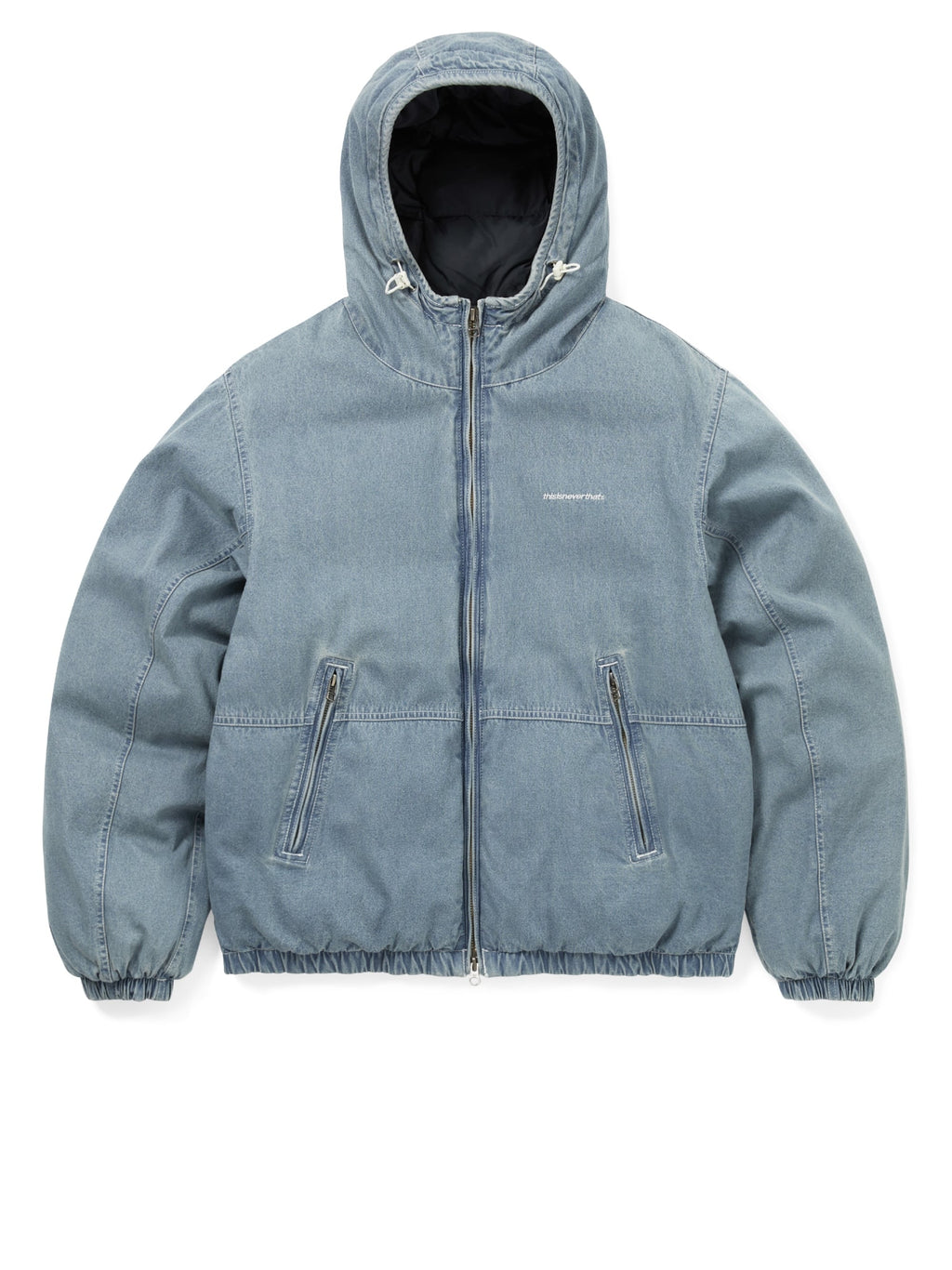 thisisneverthat - Denim Down Puffer Jacket (Blue) product image 1 | TRAB K-Fashion Australia