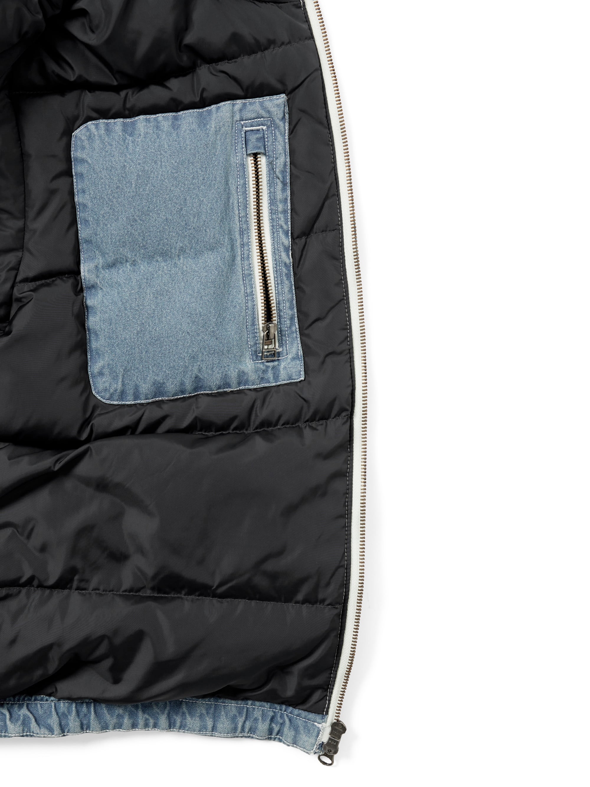 thisisneverthat - Denim Down Puffer Jacket (Blue) product image 4 | TRAB K-Fashion Australia