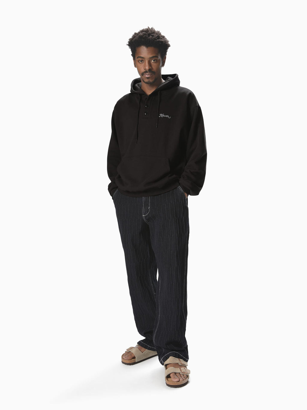 thisisneverthat - Denim Loose Pant (Black) product image 5 | TRAB K-Fashion Australia