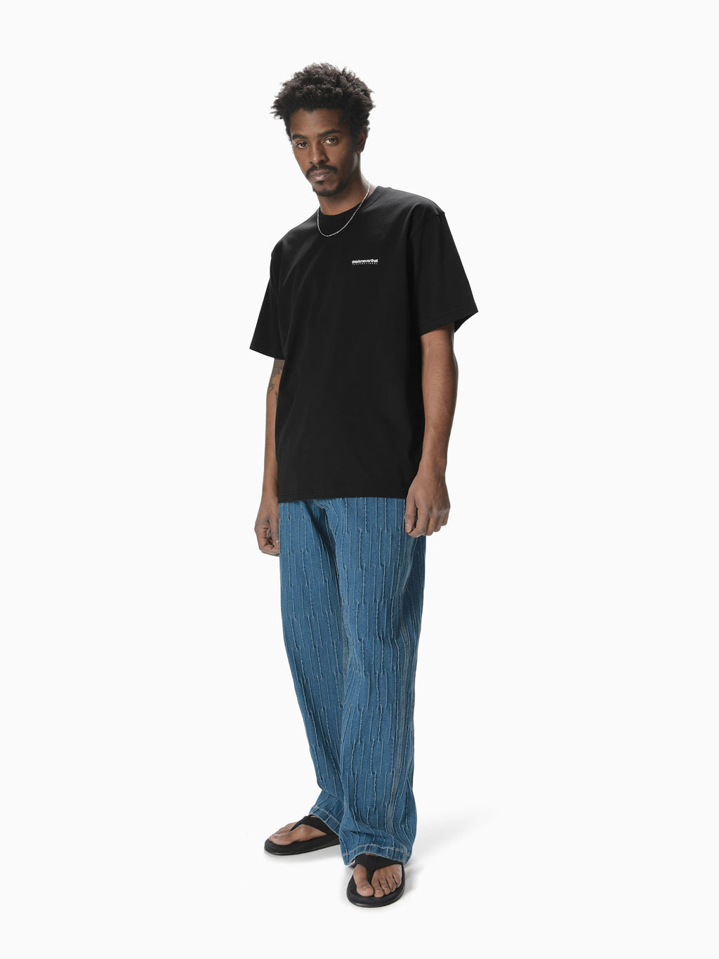 thisisneverthat - Denim Loose Pant (Blue) product image 5 | TRAB K-Fashion Australia