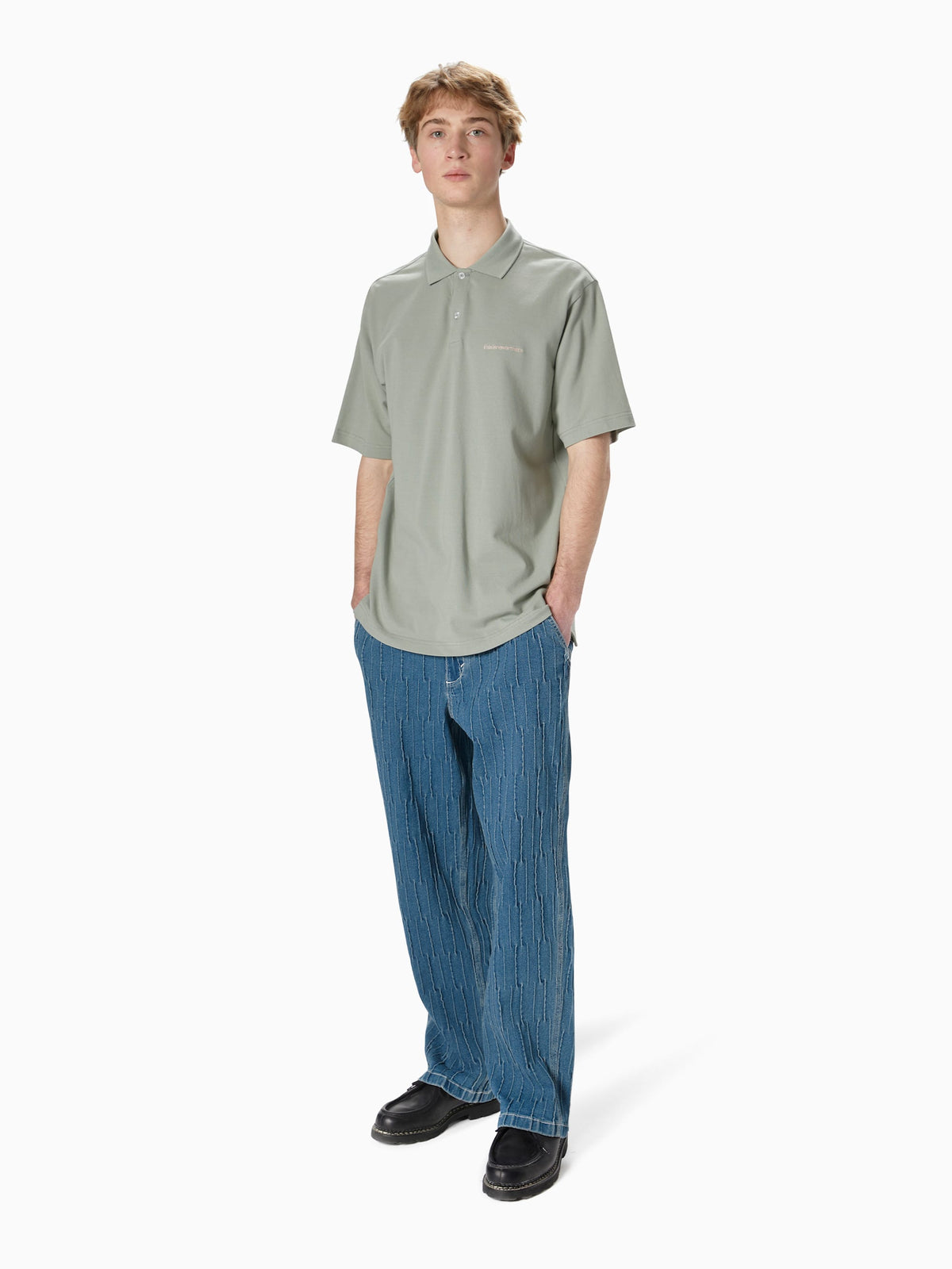 thisisneverthat - Denim Loose Pant (Blue) product image 6 | TRAB K-Fashion Australia