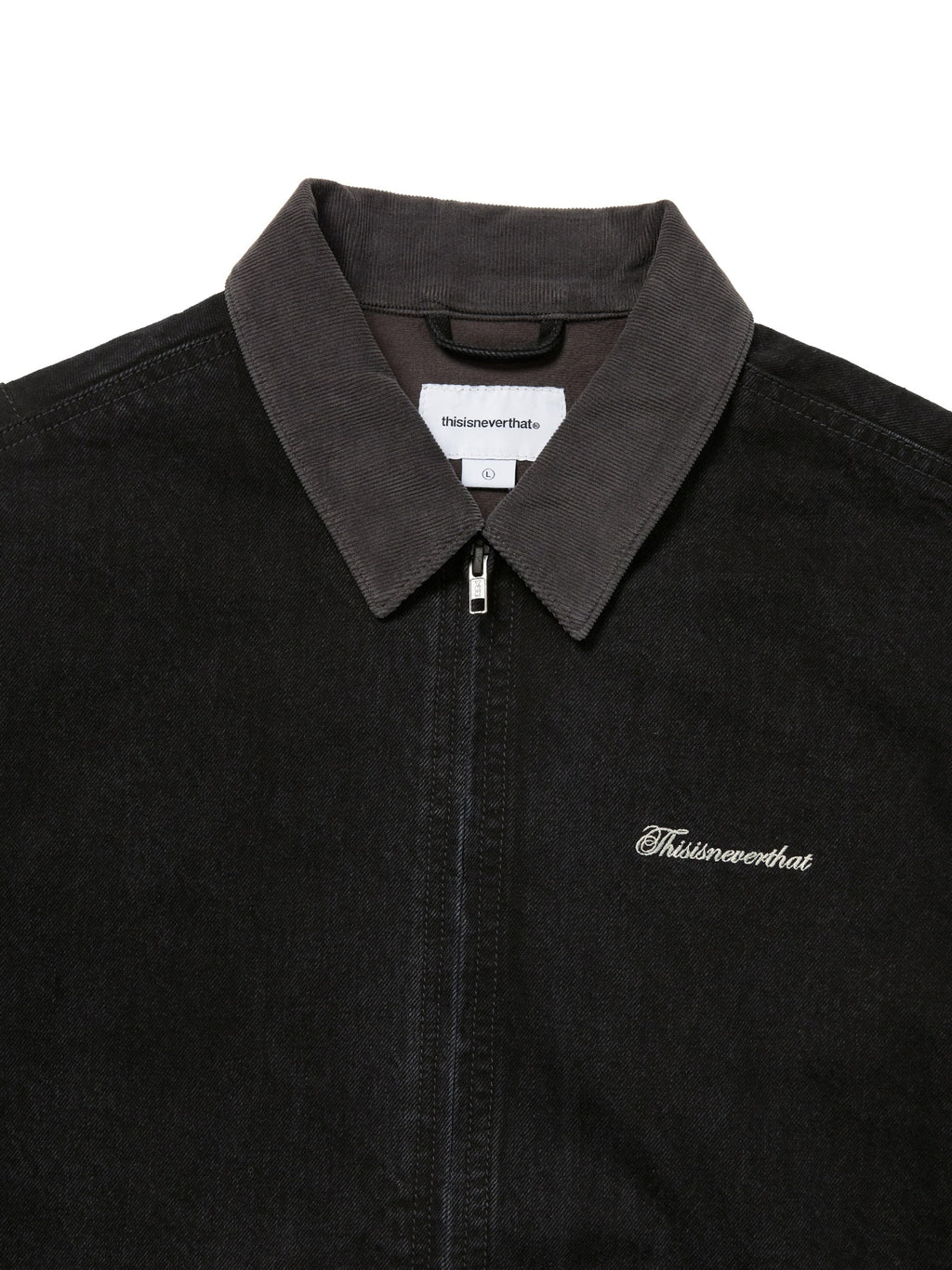 thisisneverthat - Denim Work Jacket (black) product image 2 | TRAB K-Fashion Australia