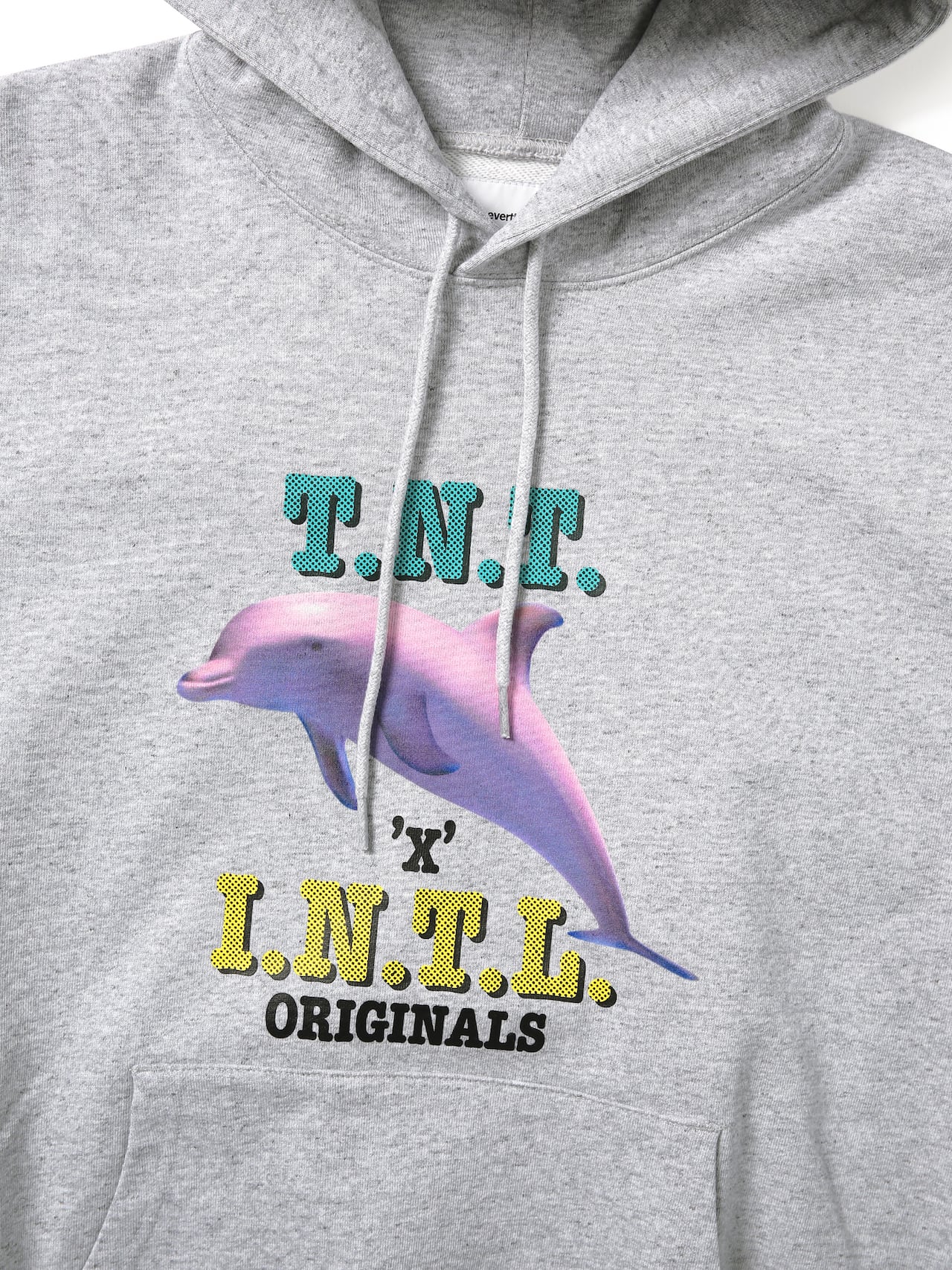 thisisneverthat - Dolphin Hoodie Heather (Grey) product image 2 | TRAB K-Fashion Australia