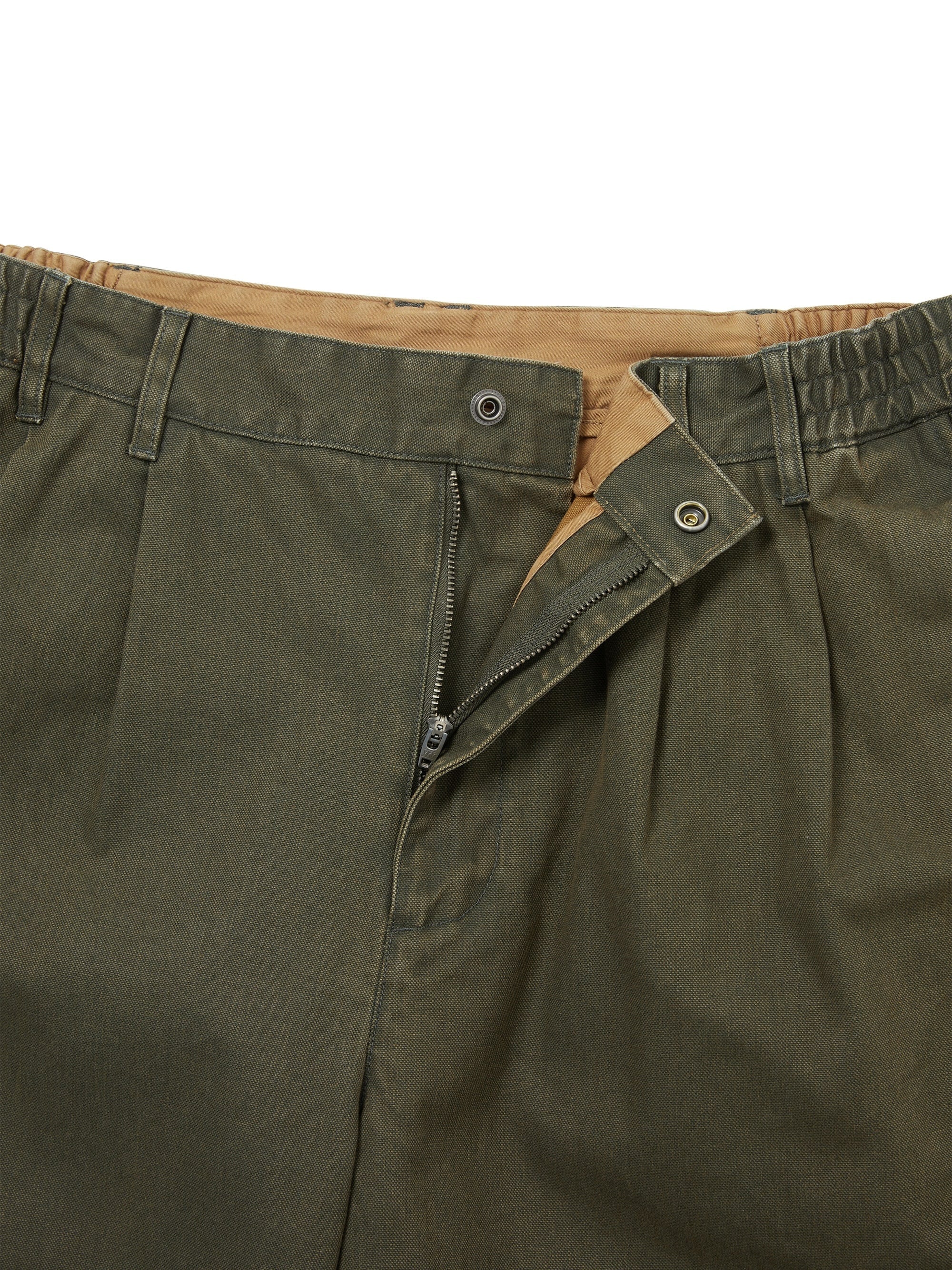 thisisneverthat - Double Pleated Wide Pant Dark (Olive) product image 2 | TRAB K-Fashion Australia