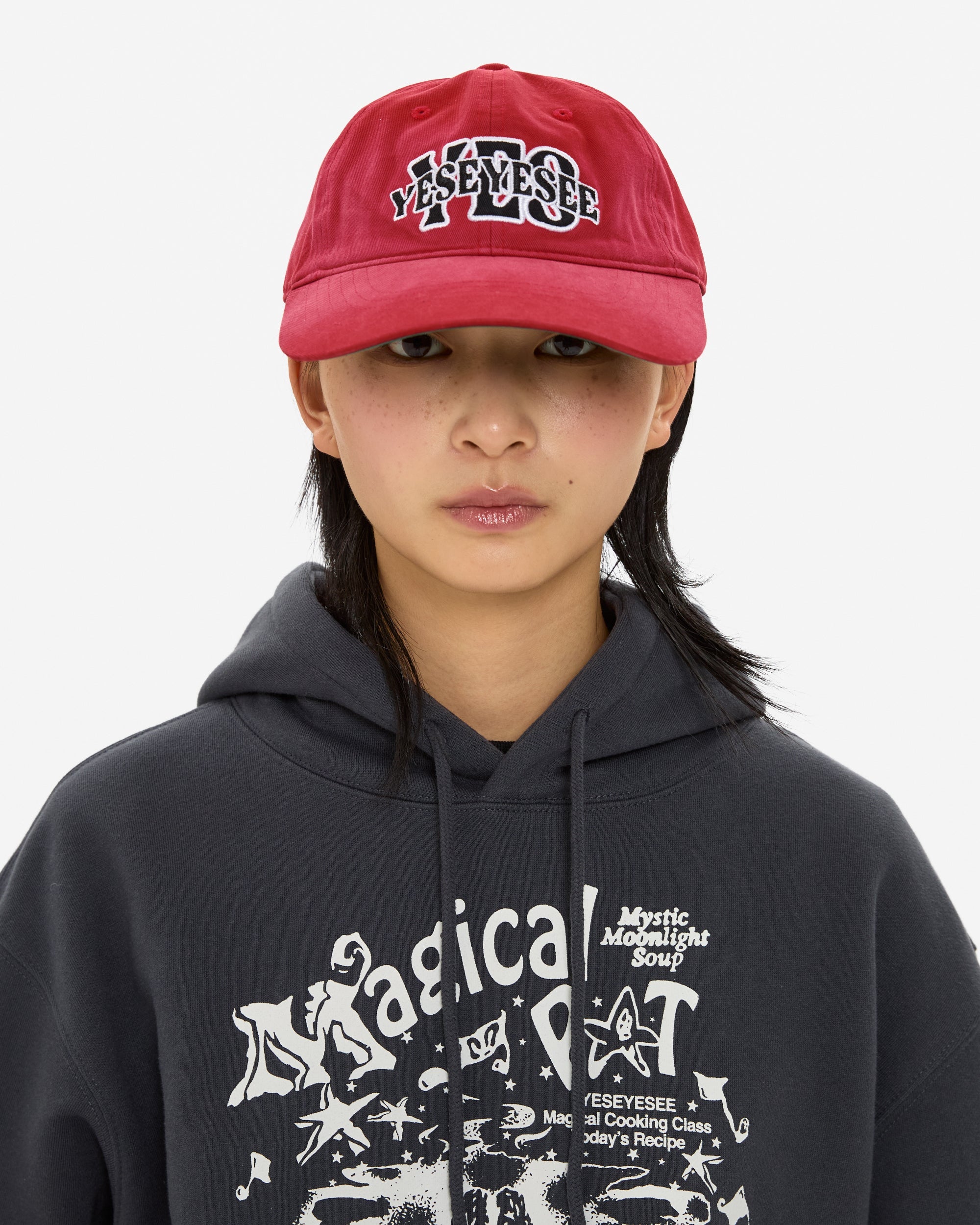 yeseyesee - Double Vison Cap (Cherry) product image 6 | TRAB K-Fashion Australia