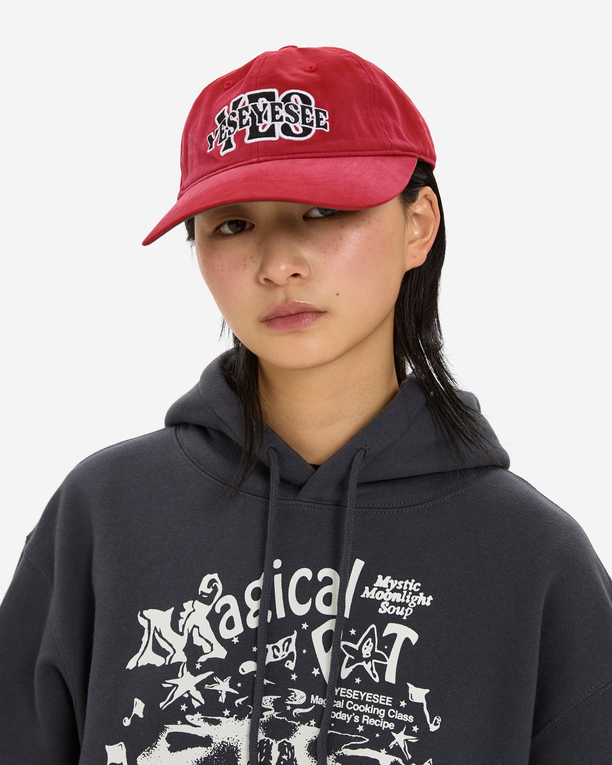 yeseyesee - Double Vison Cap (Cherry) product image 7 | TRAB K-Fashion Australia