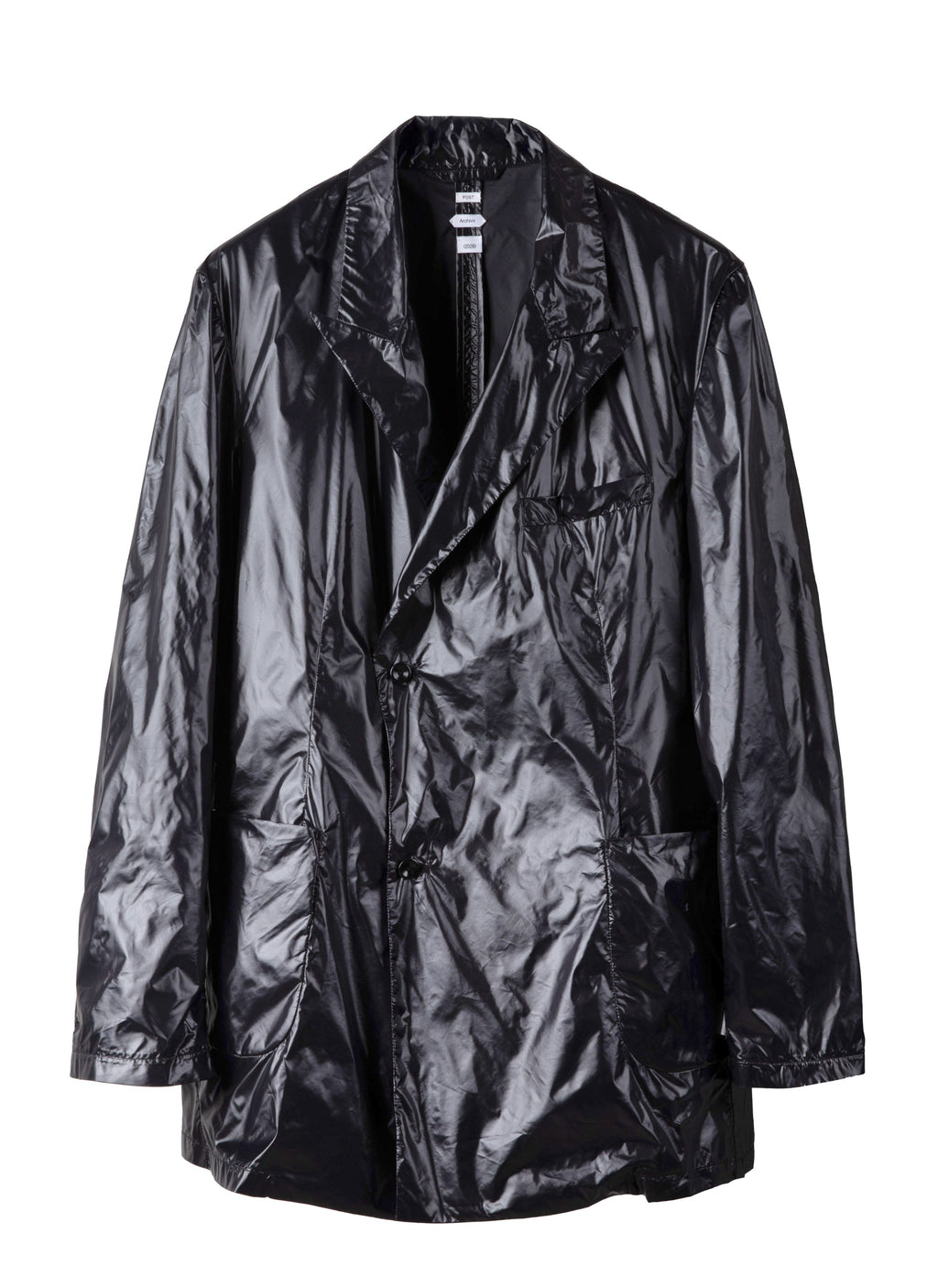Post Archive Faction - Drifter Double Jacket (Black Nylon) product image 1 | TRAB K-Fashion Australia