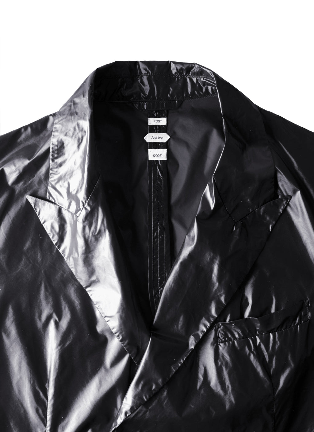 Post Archive Faction - Drifter Double Jacket (Black Nylon) product image 4 | TRAB K-Fashion Australia