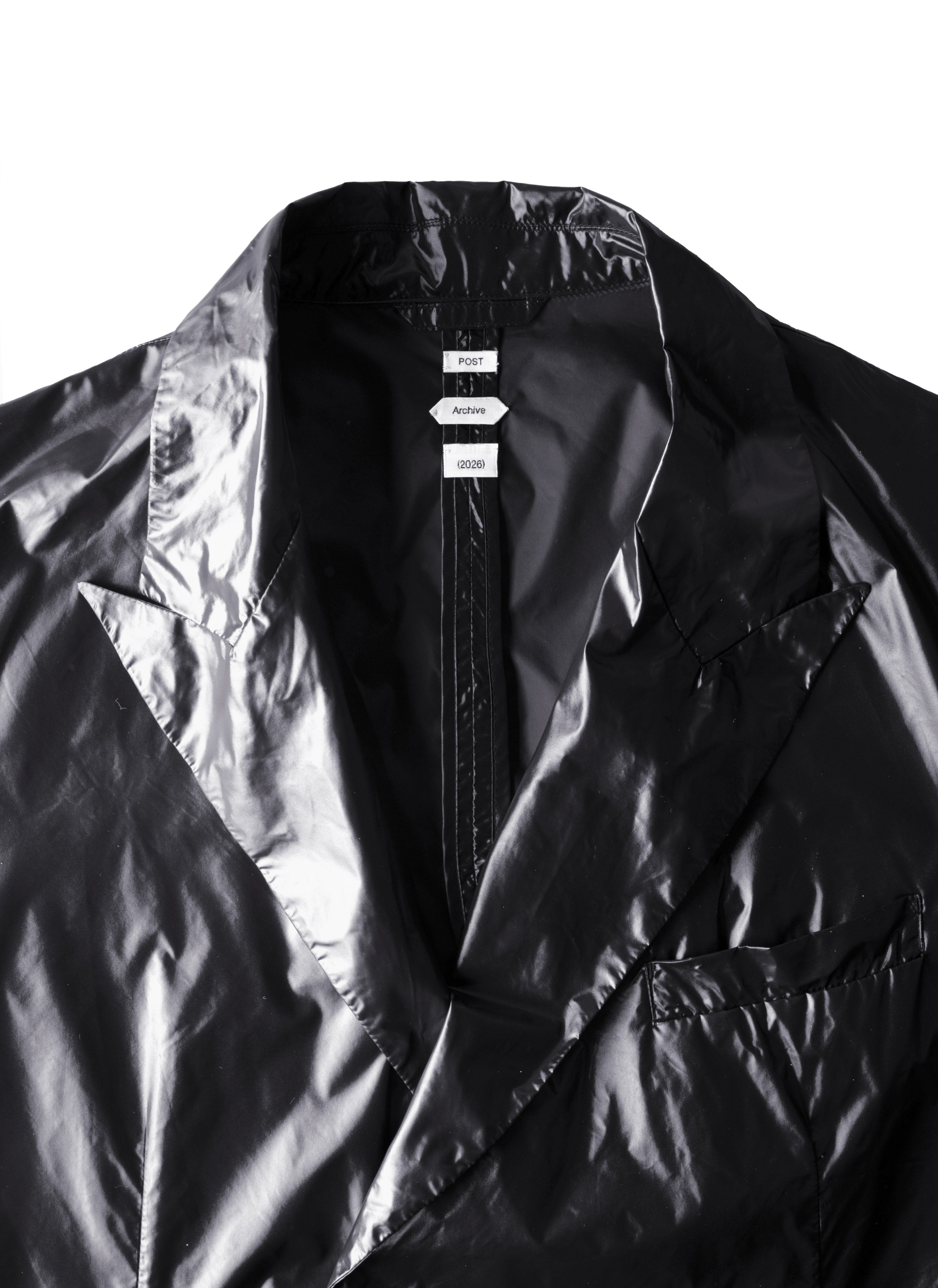 Post Archive Faction - Drifter Double Jacket (Black Nylon) product image 4 | TRAB K-Fashion Australia