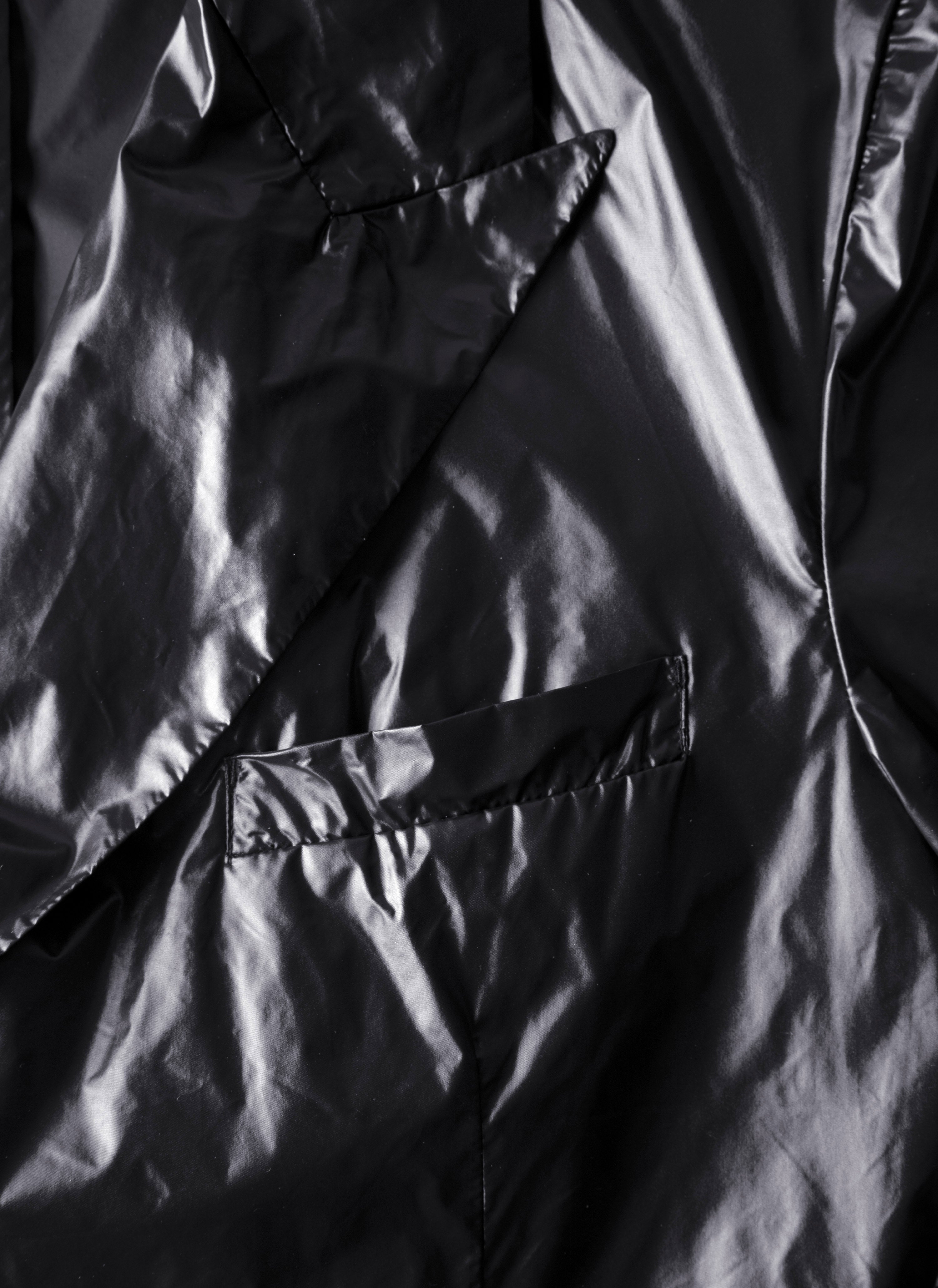 Post Archive Faction - Drifter Double Jacket (Black Nylon) product image 5 | TRAB K-Fashion Australia