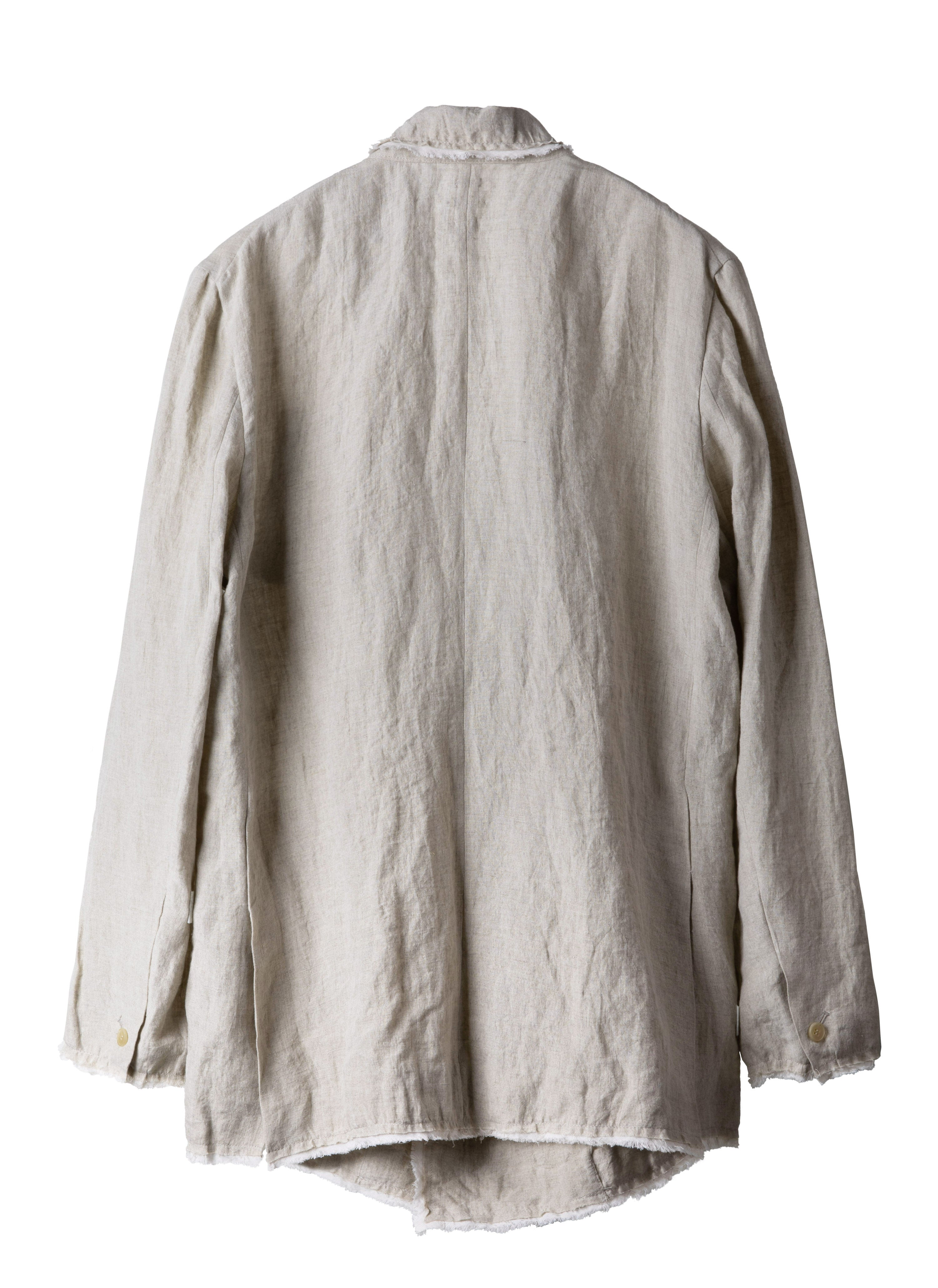 Post Archive Faction - Drifter Double Jacket (2026) (Sand Linen) product image 2 | TRAB K-Fashion Australia