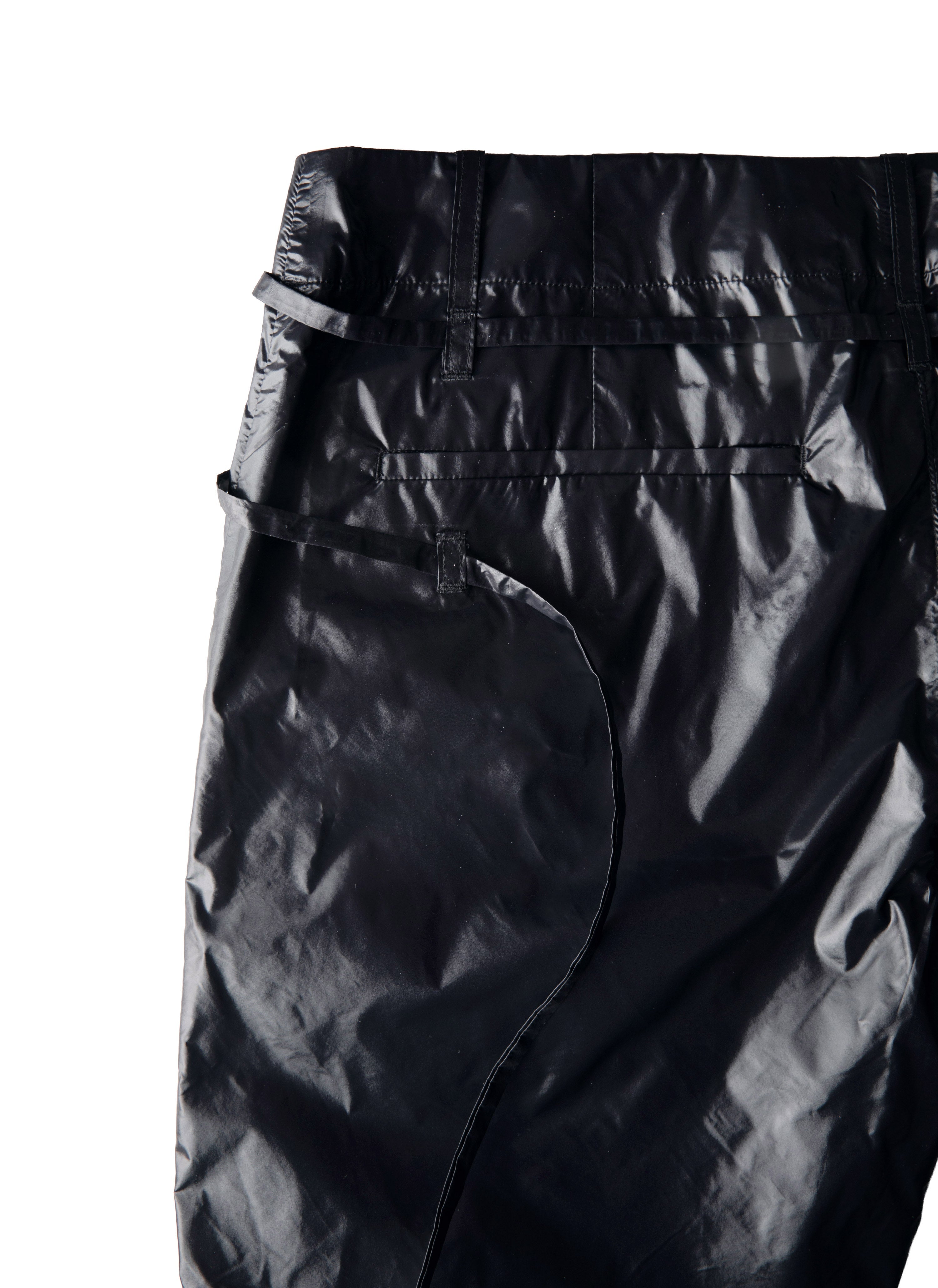 Post Archive Faction - Drifter Double Trousers (Black Nylon) product image 3 | TRAB K-Fashion Australia
