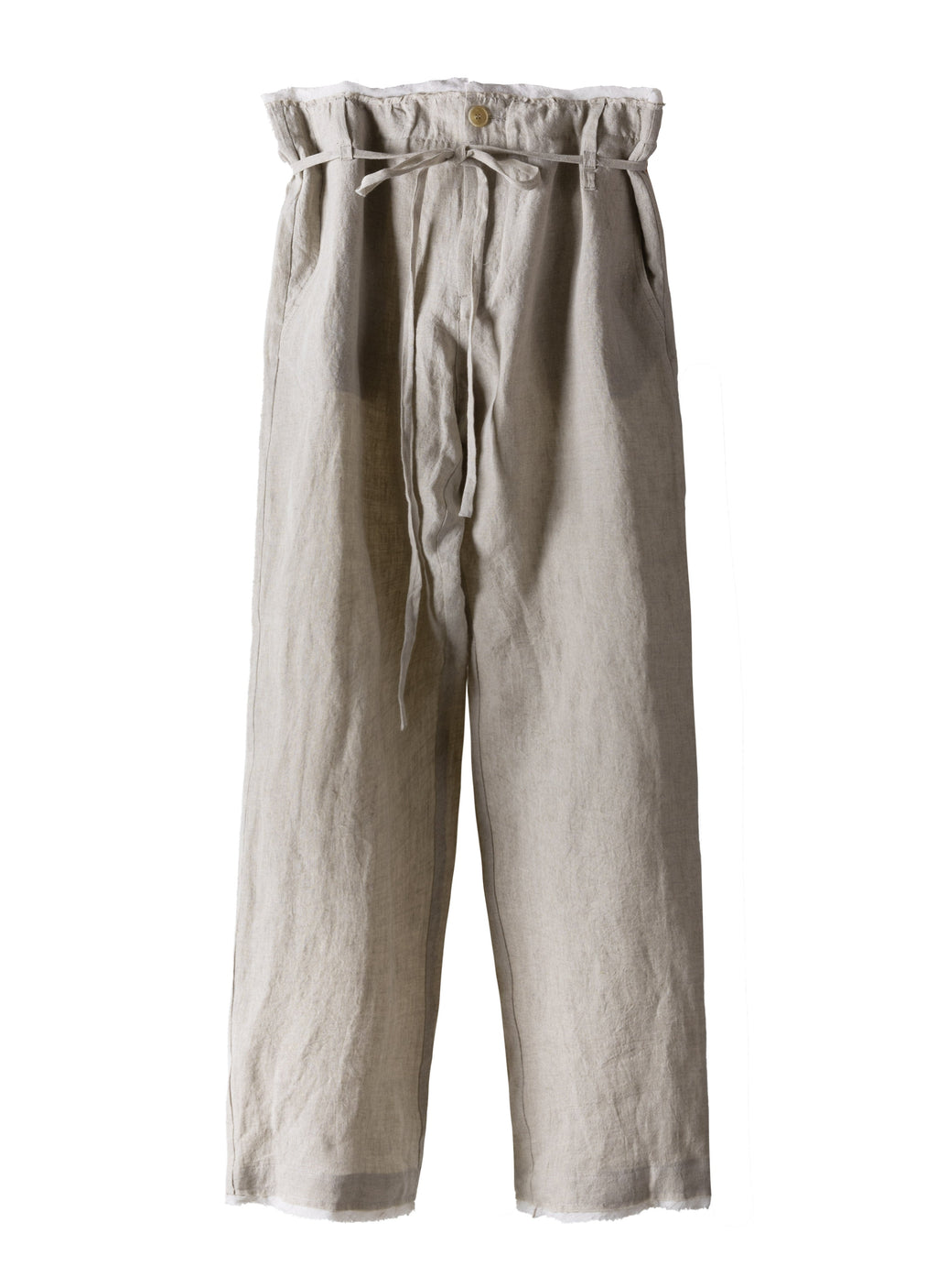 Post Archive Faction - Drifter Double Trousers (Sand Linen) product image 1 | TRAB K-Fashion Australia