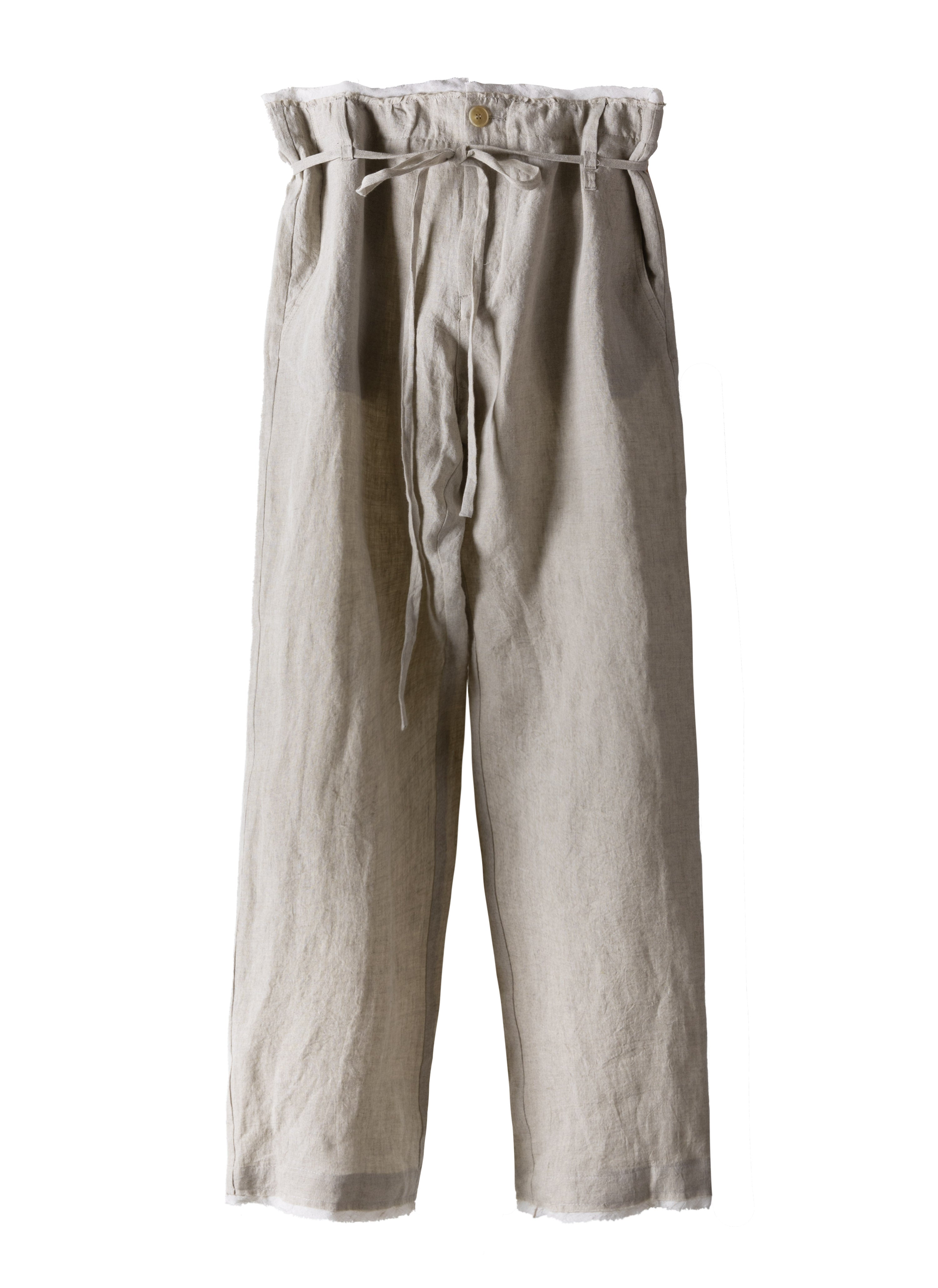 Post Archive Faction - Drifter Double Trousers (Sand Linen) product image 1 | TRAB K-Fashion Australia