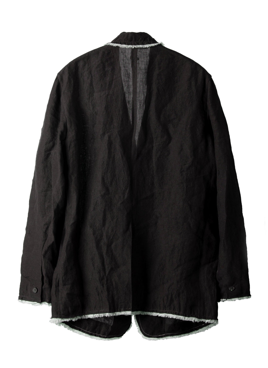 Post Archive Faction - Drifter Single Jacket (2026) (Black Linen) product image 2 | TRAB K-Fashion Australia