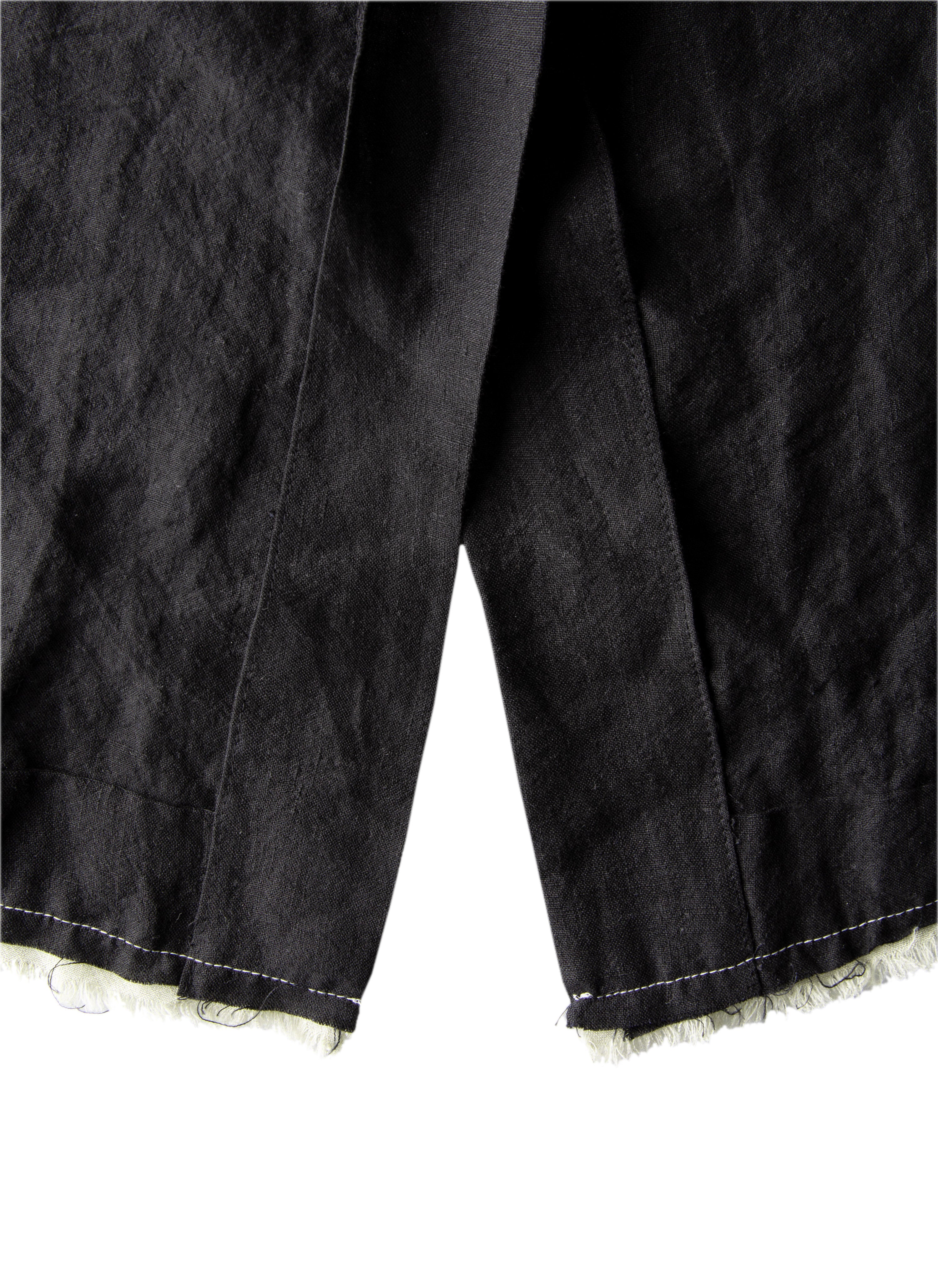Post Archive Faction - Drifter Single Jacket (Black Linen) product image 9 | TRAB K-Fashion Australia