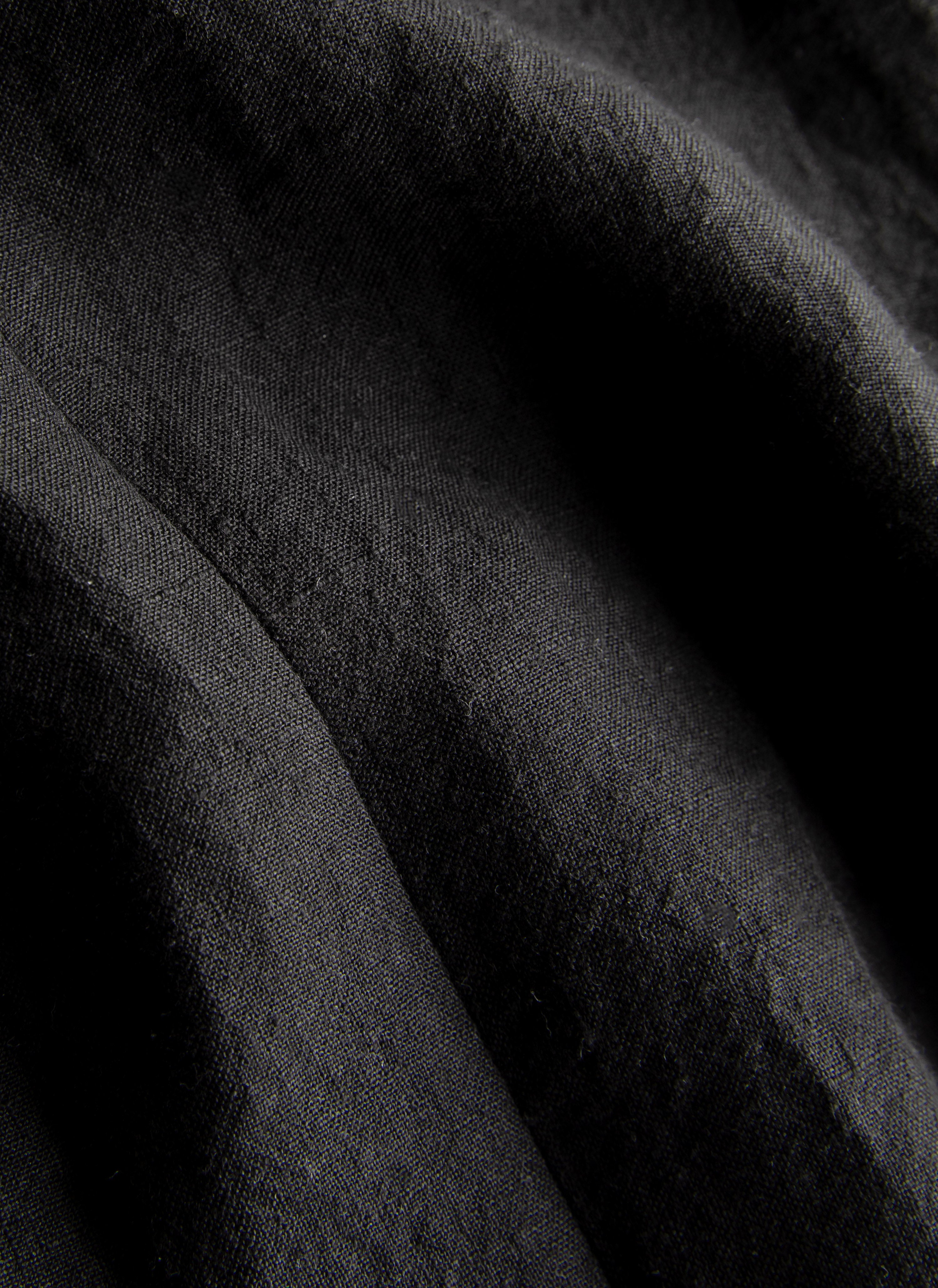 Post Archive Faction - Drifter Single Jacket (Black Linen) product image 10 | TRAB K-Fashion Australia