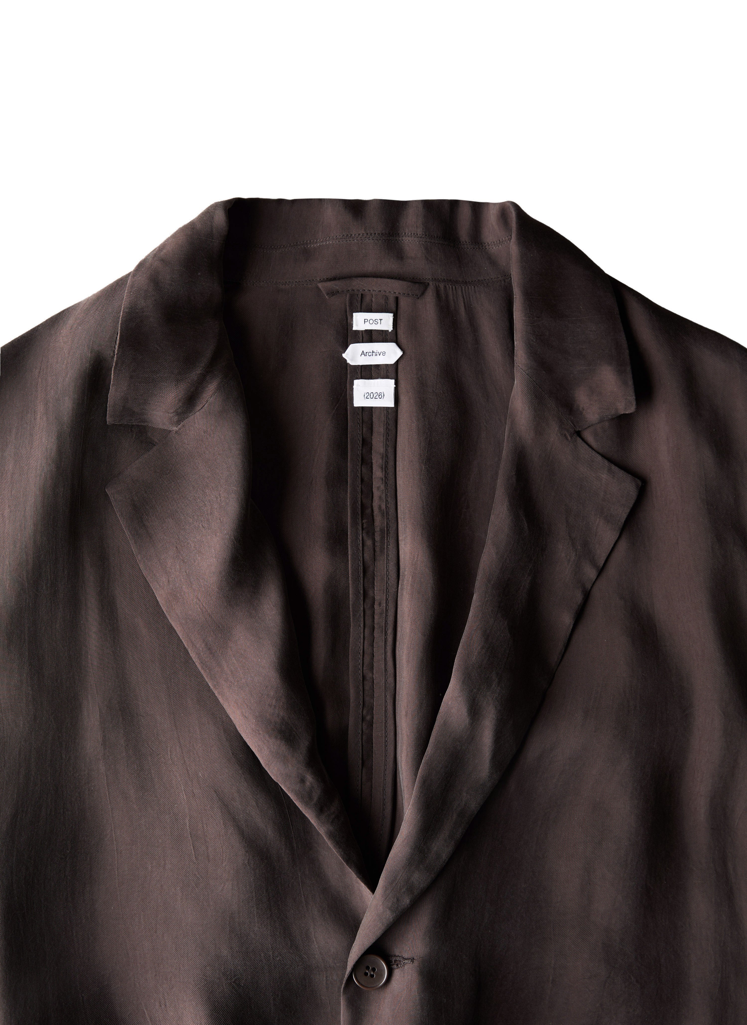 Post Archive Faction - Drifter Single Jacket (2026) (Brown Cupra) product image 4 | TRAB K-Fashion Australia