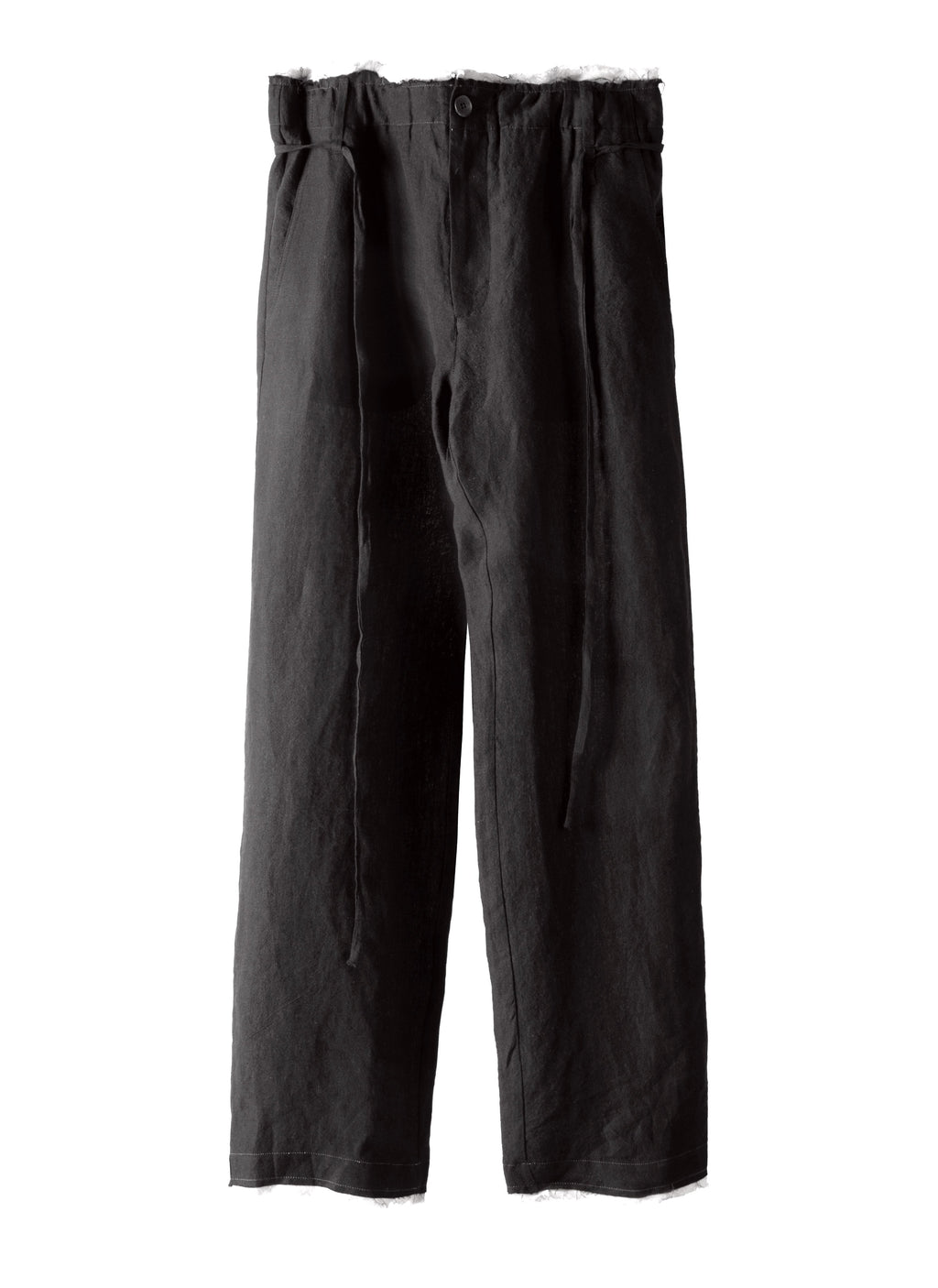 Post Archive Faction - Drifter Single Trousers (Black Linen) product image 1 | TRAB K-Fashion Australia