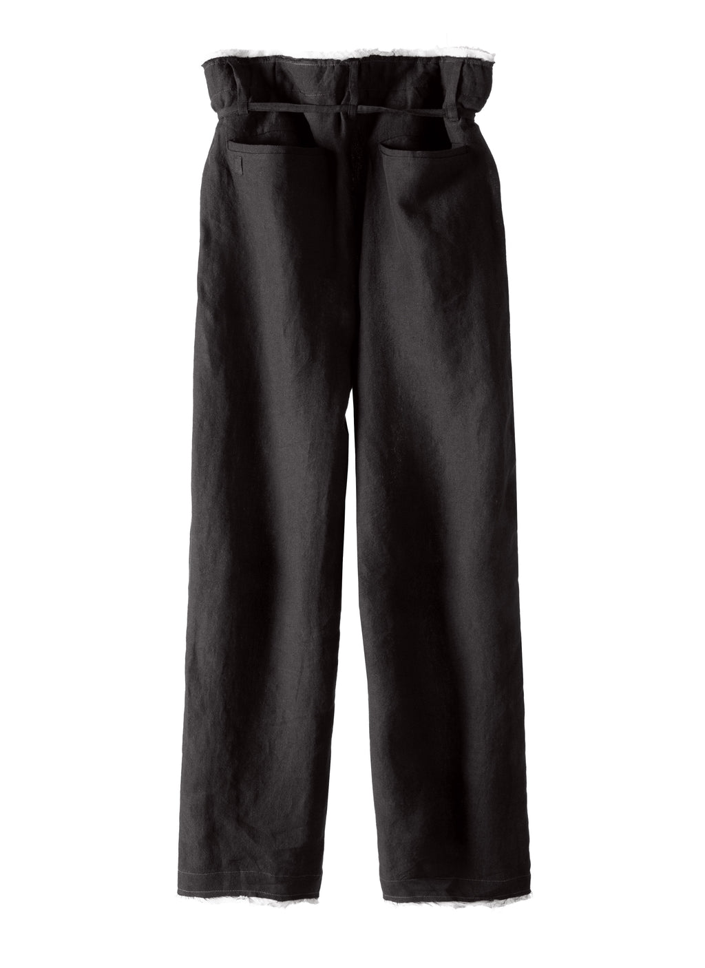 Post Archive Faction - Drifter Single Trousers (Black Linen) product image 2 | TRAB K-Fashion Australia