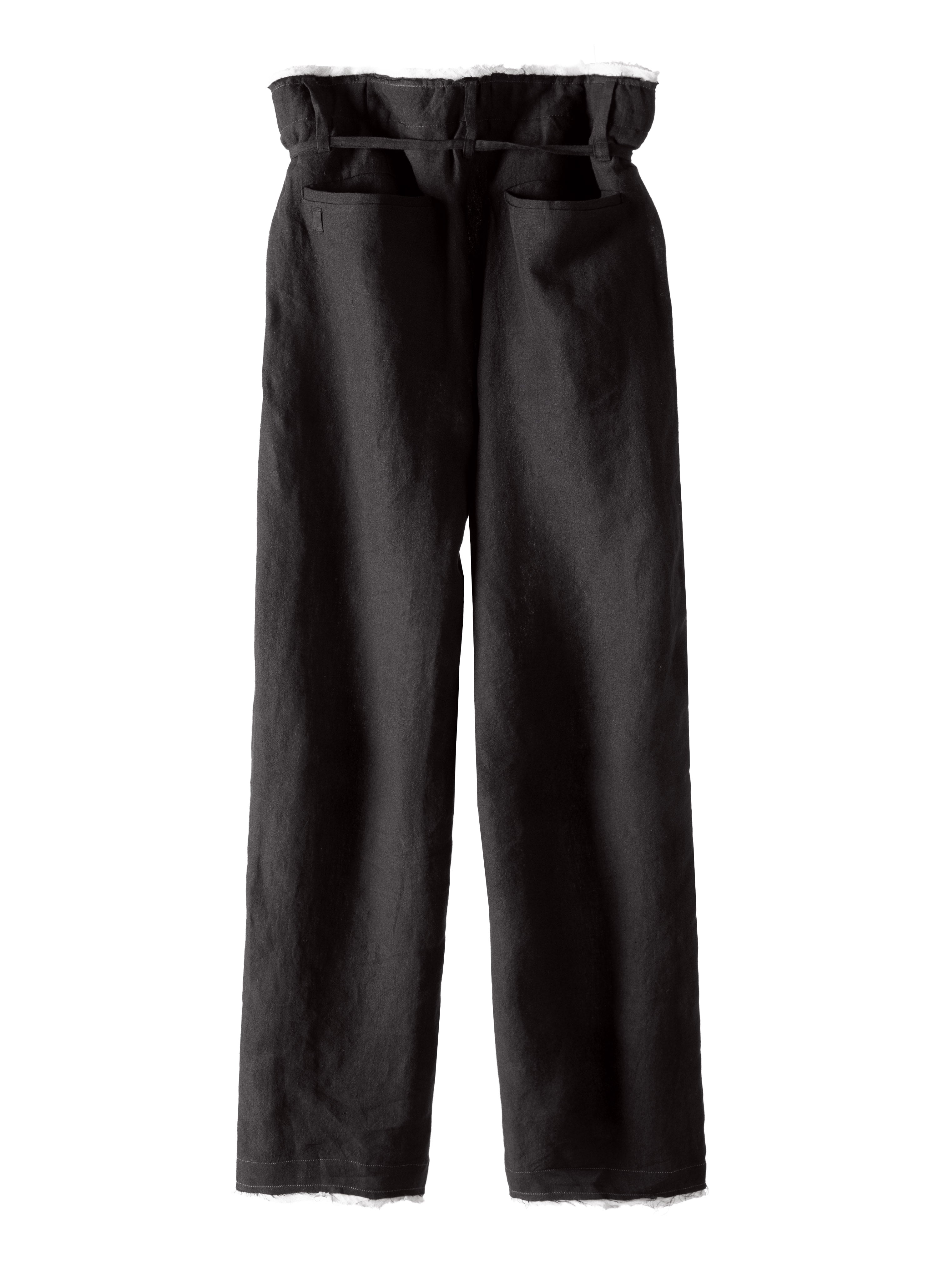 Post Archive Faction - Drifter Single Trousers (Black Linen) product image 2 | TRAB K-Fashion Australia