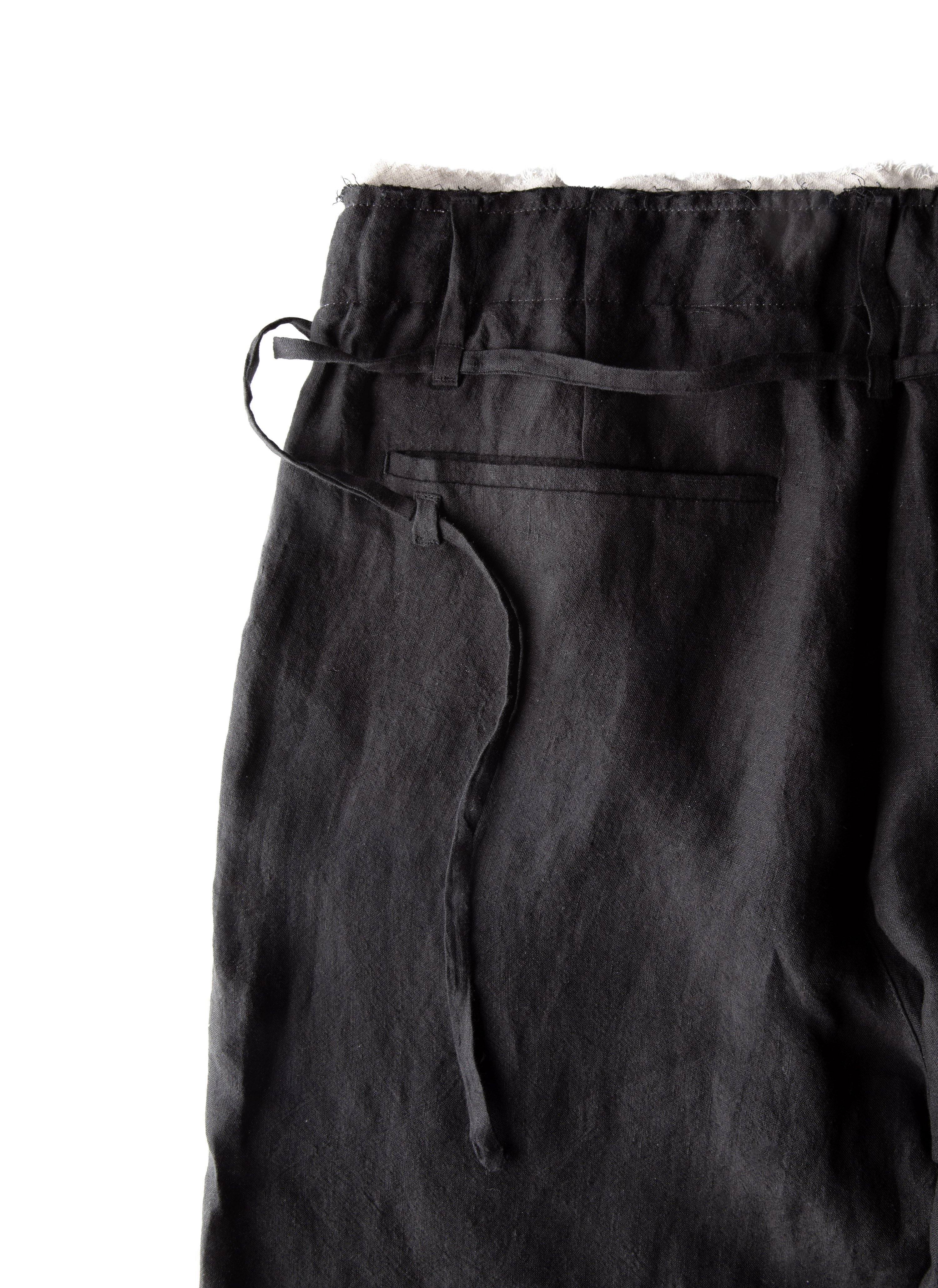Post Archive Faction - Drifter Single Trousers (Black Linen) product image 4 | TRAB K-Fashion Australia