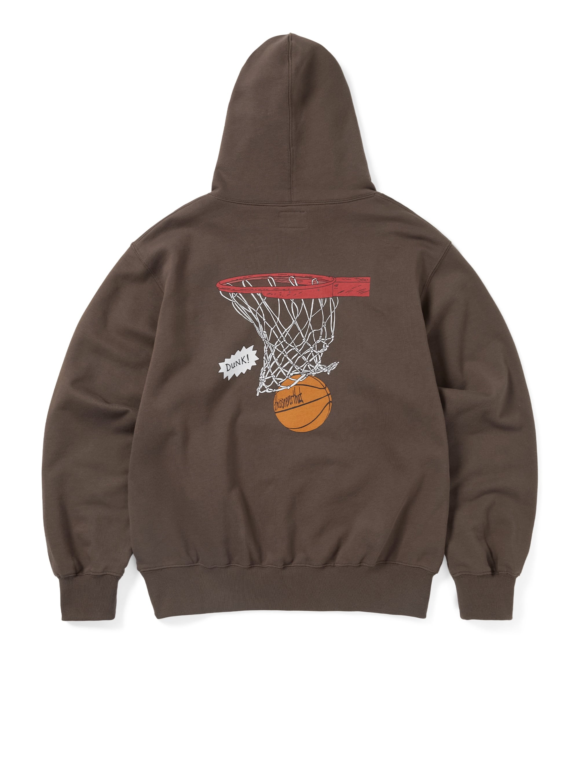 thisisneverthat - Dunk Hoop Hoodie (Brown) product image 3 | TRAB K-Fashion Australia