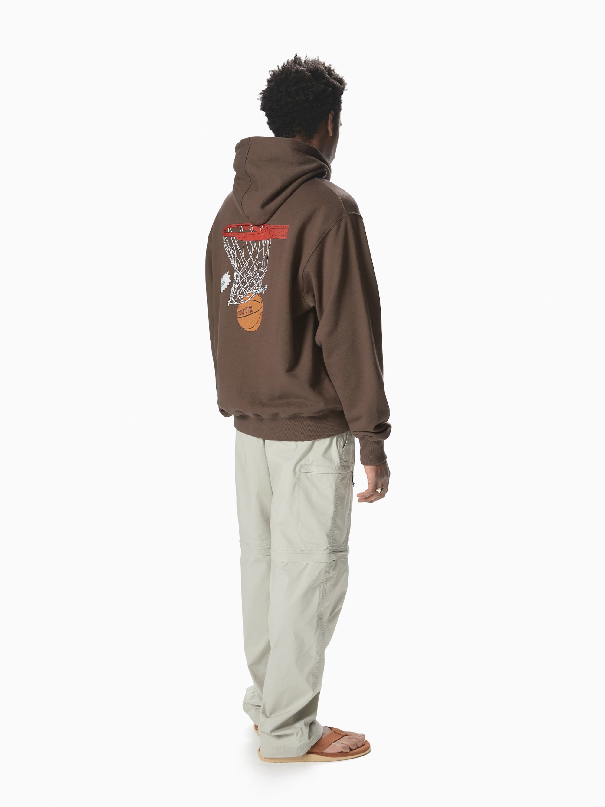 thisisneverthat - Dunk Hoop Hoodie (Brown) product image 5 | TRAB K-Fashion Australia
