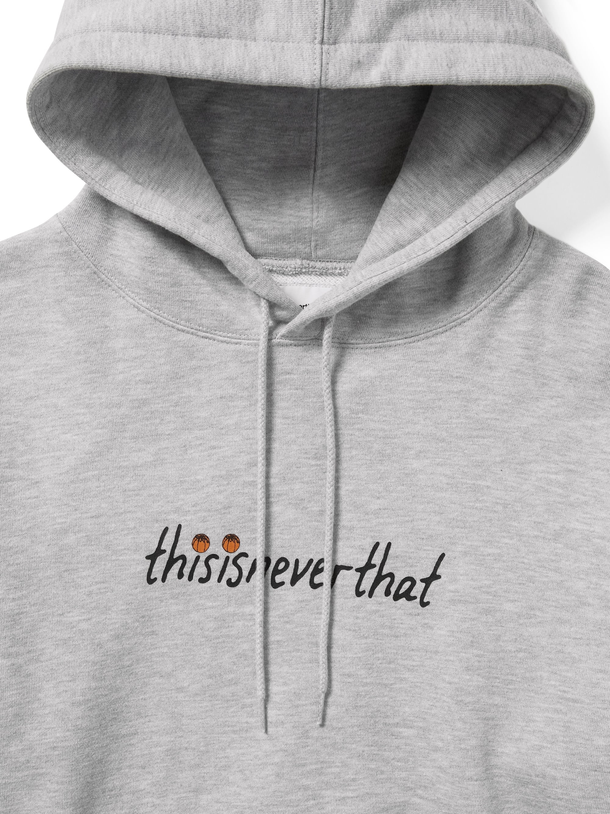 thisisneverthat - Dunk Hoop Hoodie (Heather Grey) product image 2 | TRAB K-Fashion Australia