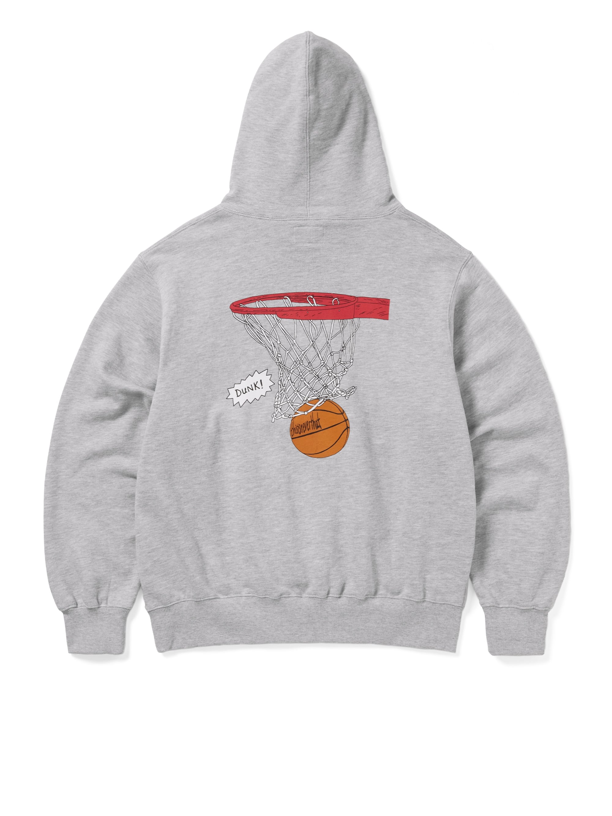 thisisneverthat - Dunk Hoop Hoodie (Heather Grey) product image 3 | TRAB K-Fashion Australia
