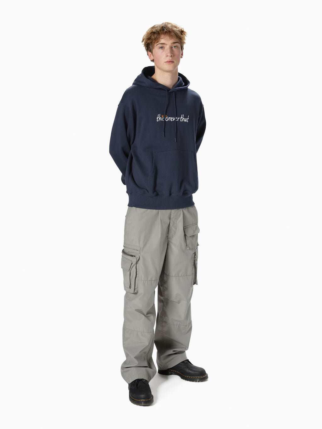thisisneverthat - Dunk Hoop Hoodie (Navy) product image 4 | TRAB K-Fashion Australia
