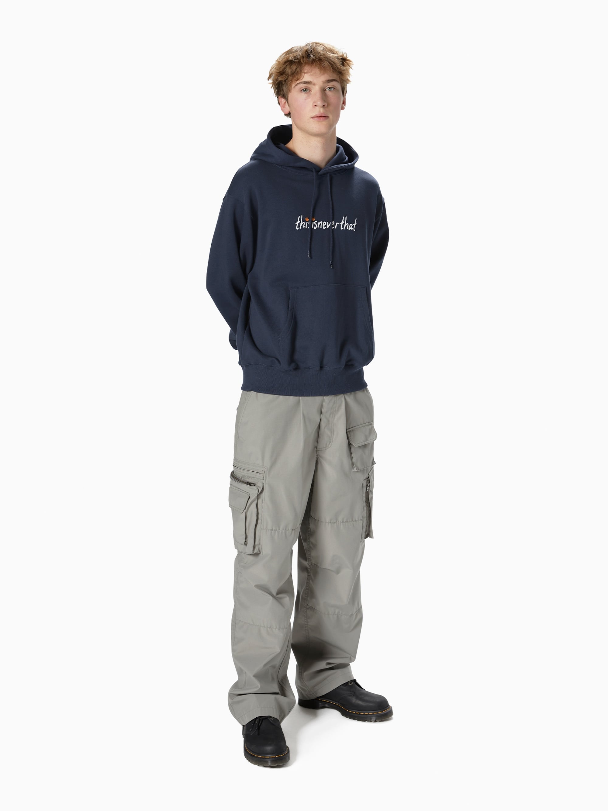 thisisneverthat - Dunk Hoop Hoodie (Navy) product image 4 | TRAB K-Fashion Australia