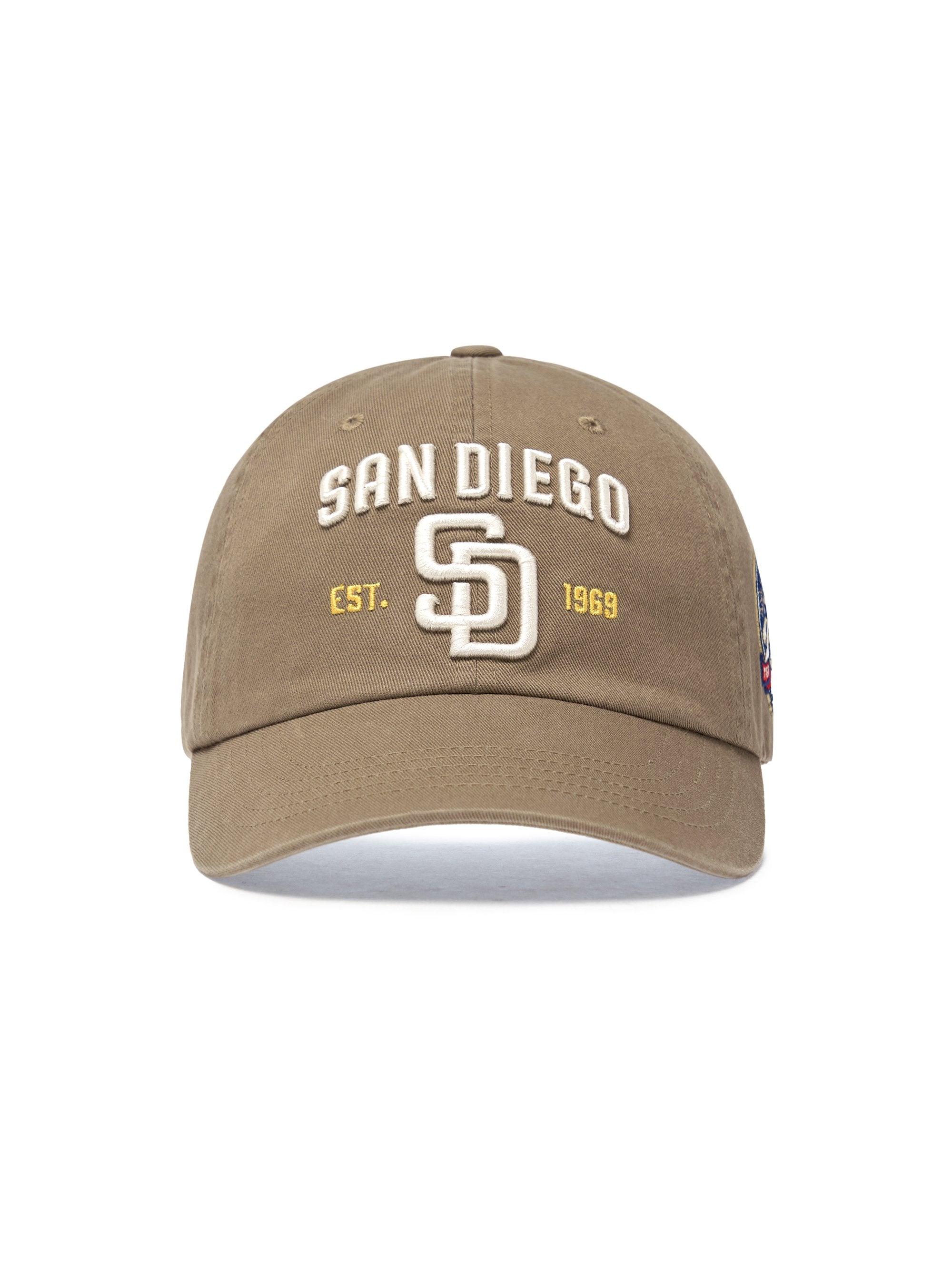 MLB Korea - MLB Cooperstown Patch Unstructured Ball Cap San Diego Padres (Beige) product image 4 | TRAB K-Fashion Australia