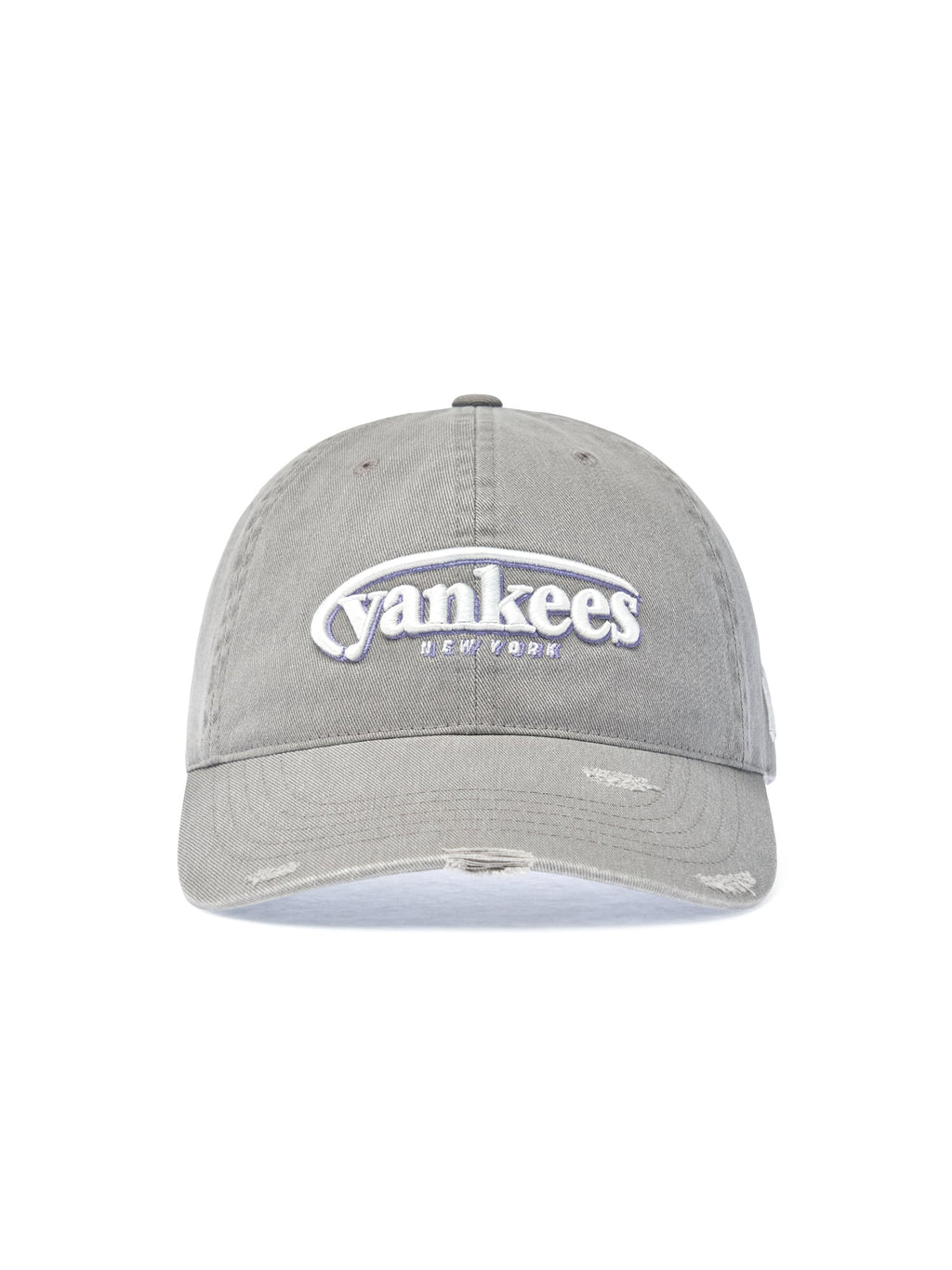 MLB Korea - MLB Vintage Damage Curve Logo Unstructured Ball Cap New York Yankees (Gray) product image 7 | TRAB K-Fashion Australia