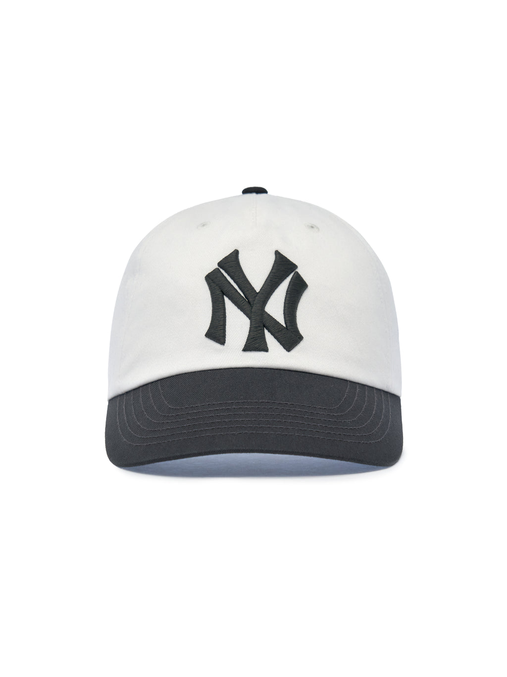 MLB Korea - MLB Q-Fit Color Block Unstructured Ball Cap New York Yankees (Dark Gray) product image 4 | TRAB K-Fashion Australia