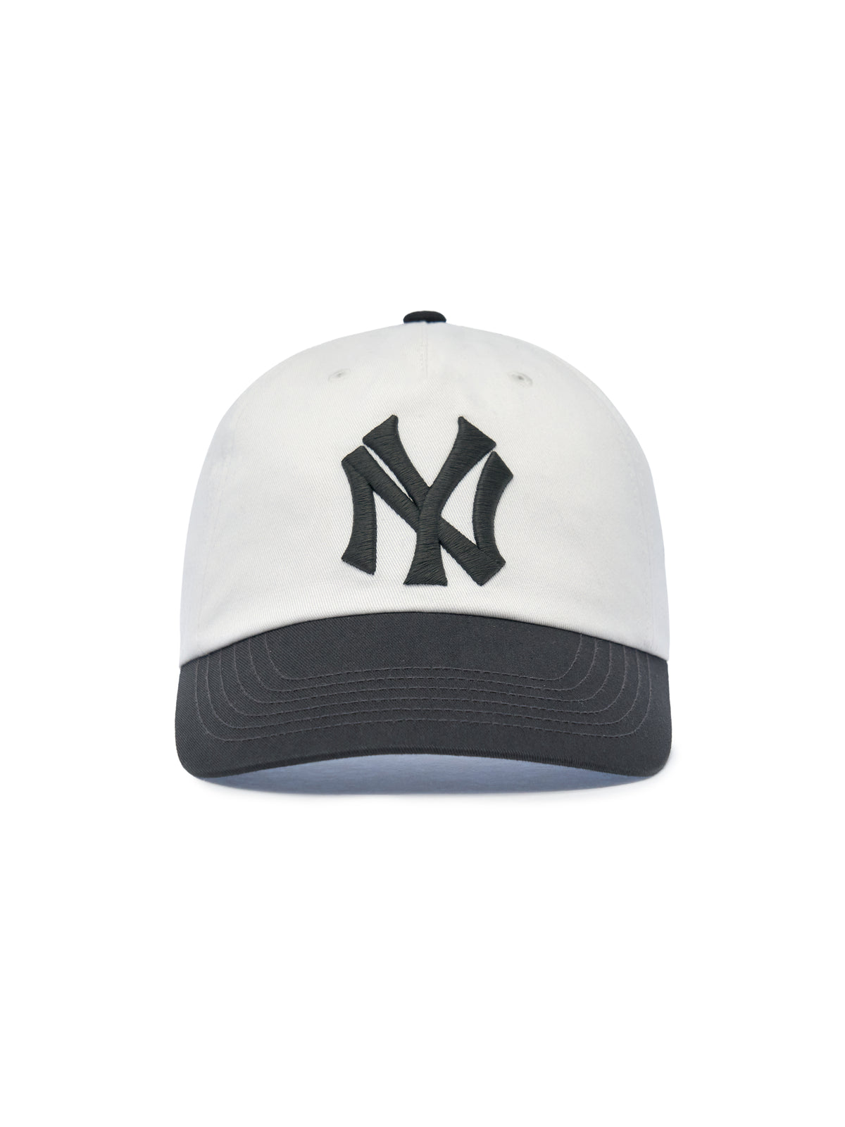MLB Korea - MLB Q-Fit Color Block Unstructured Ball Cap New York Yankees (Dark Gray) product image 4 | TRAB K-Fashion Australia