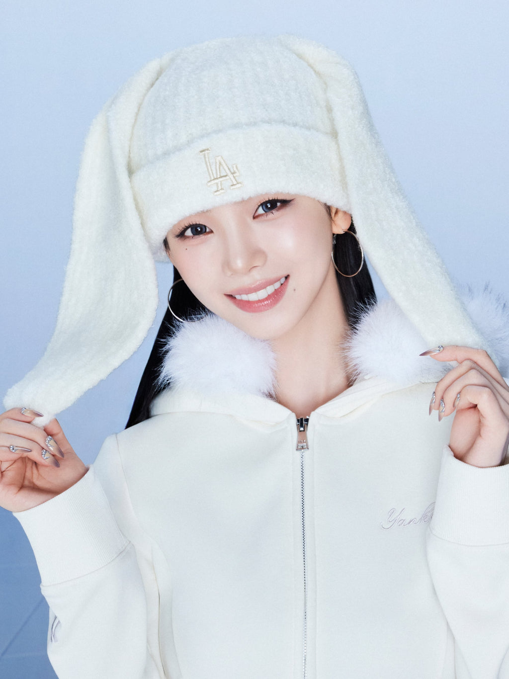 MLB Korea - MLB Bernie Beanie LA Dodgers (Cream) product image 1 | TRAB K-Fashion Australia
