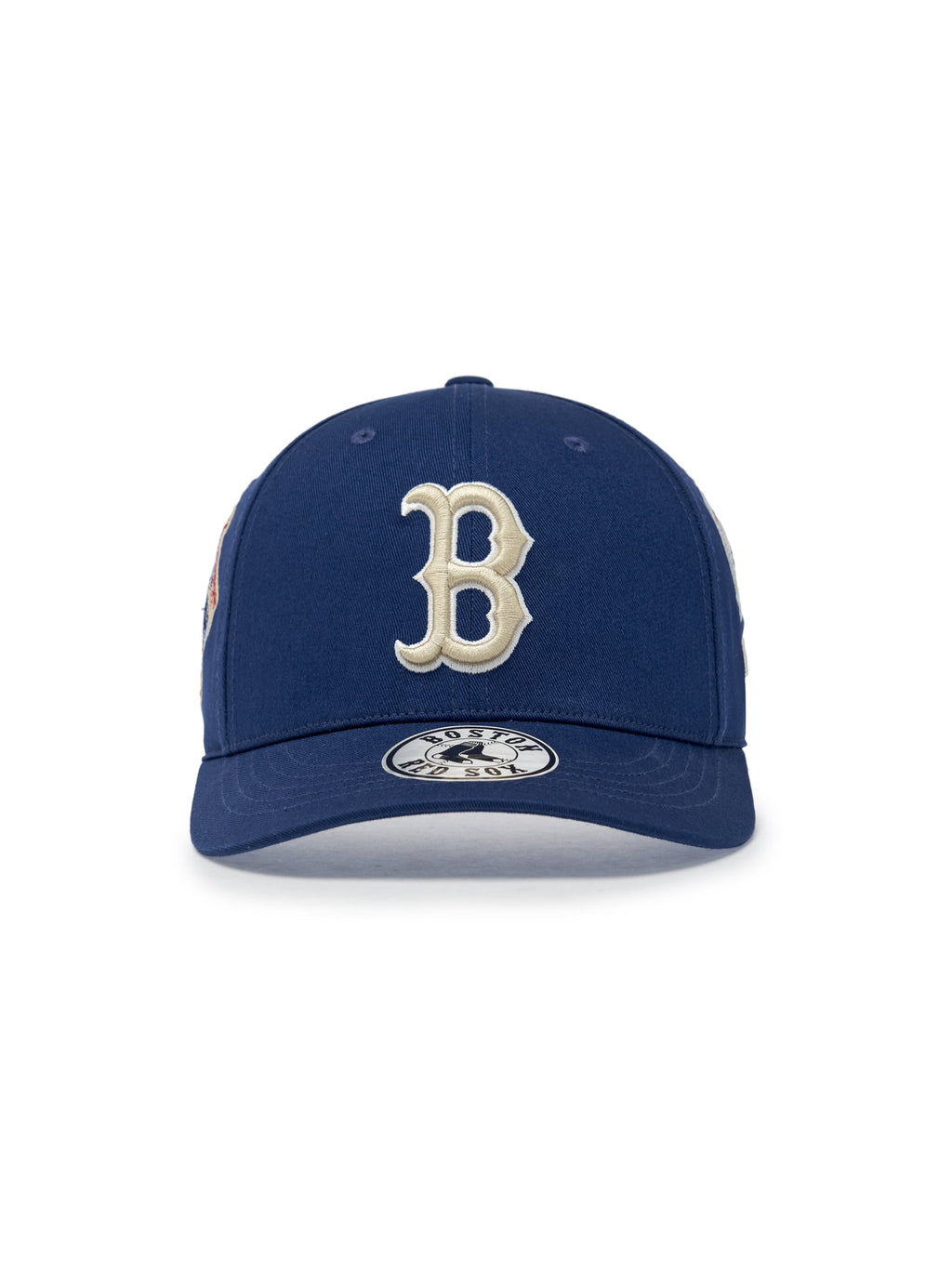 MLB Korea - MLB Signature All-Over Patch Structure Ball Cap Boston Red Sox (Navy) product image 5 | TRAB K-Fashion Australia