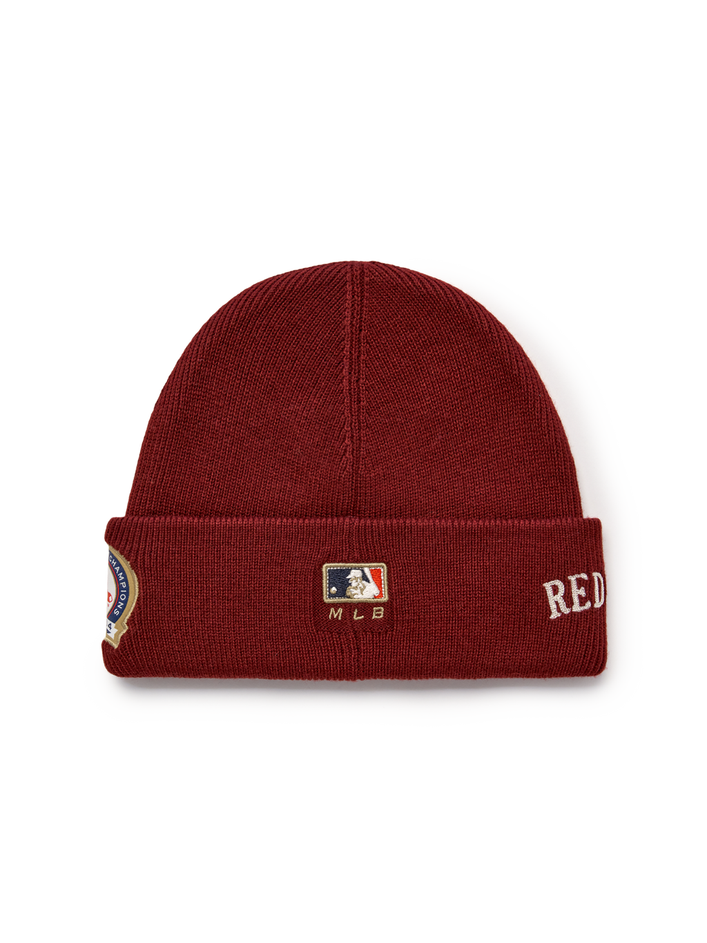 MLB Korea - MLB Patch Beanie Boston Red Sox (Wine) product image 6 | TRAB K-Fashion Australia
