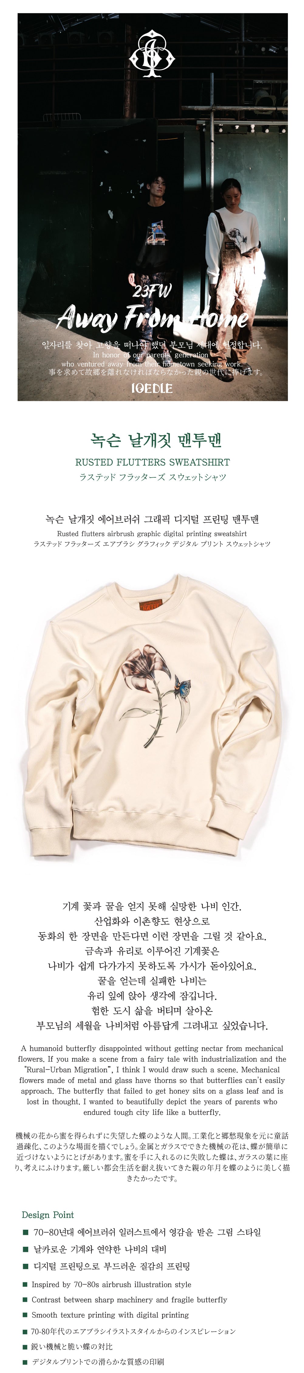 Ioedle - Rusty Wings Man To Man (OC) product image 7 | TRAB K-Fashion Australia