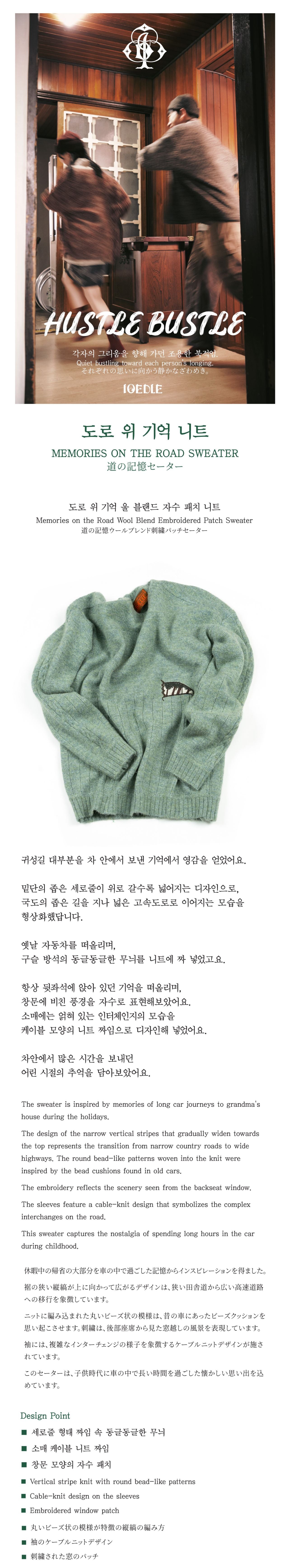 Ioedle - Memory Knit On The Road (Mint) product image 8 | TRAB K-Fashion Australia