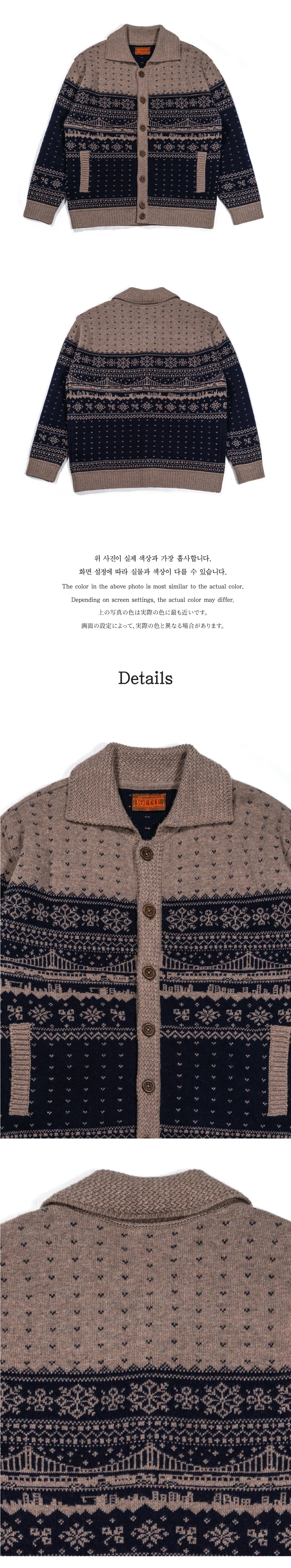Ioedle - City Bound Wool Collar Knit Cardigan (Navy) product image 9 | TRAB K-Fashion Australia