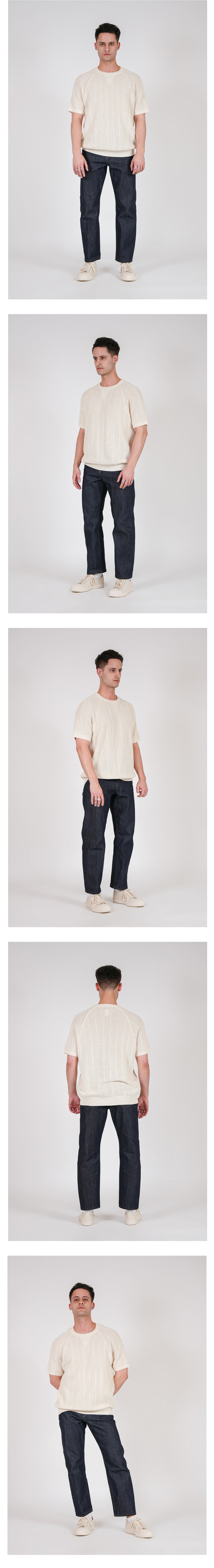 Ioedle - Waffle Raglan Short Sleeve Knit (Beige) product image 10 | TRAB K-Fashion Australia