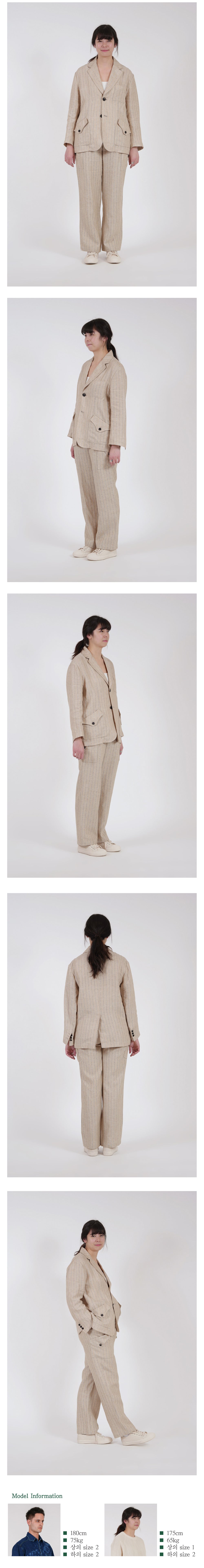 Ioedle - Linen Cargo Pants (Beige) product image 11 | TRAB K-Fashion Australia