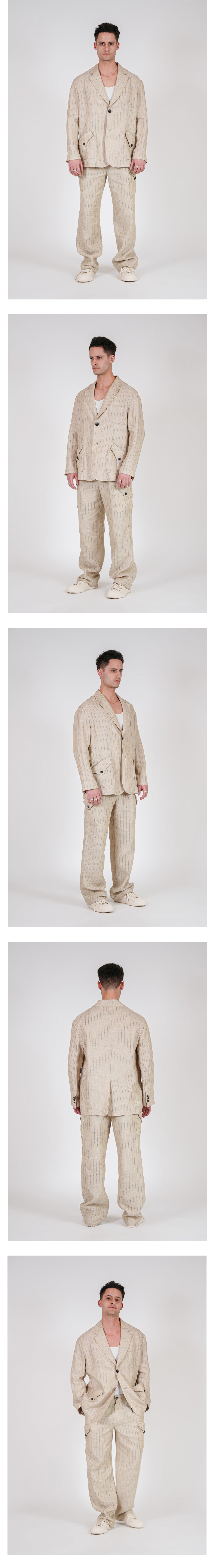 Ioedle - Linen Jacket (Beige) product image 15 | TRAB K-Fashion Australia