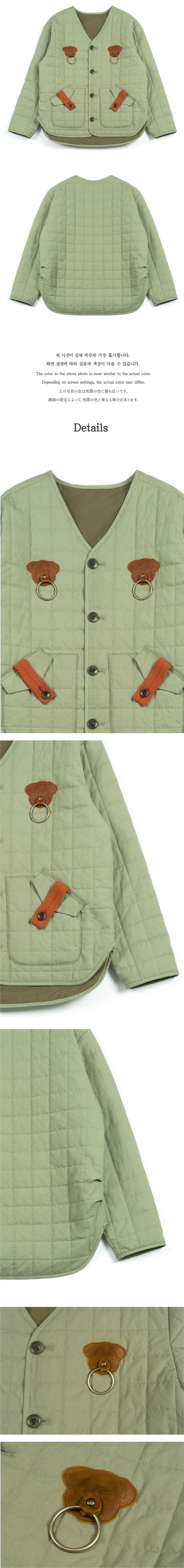 Ioedle - Welcome Gate Quilted Jacket (Olive) product image 12 | TRAB K-Fashion Australia