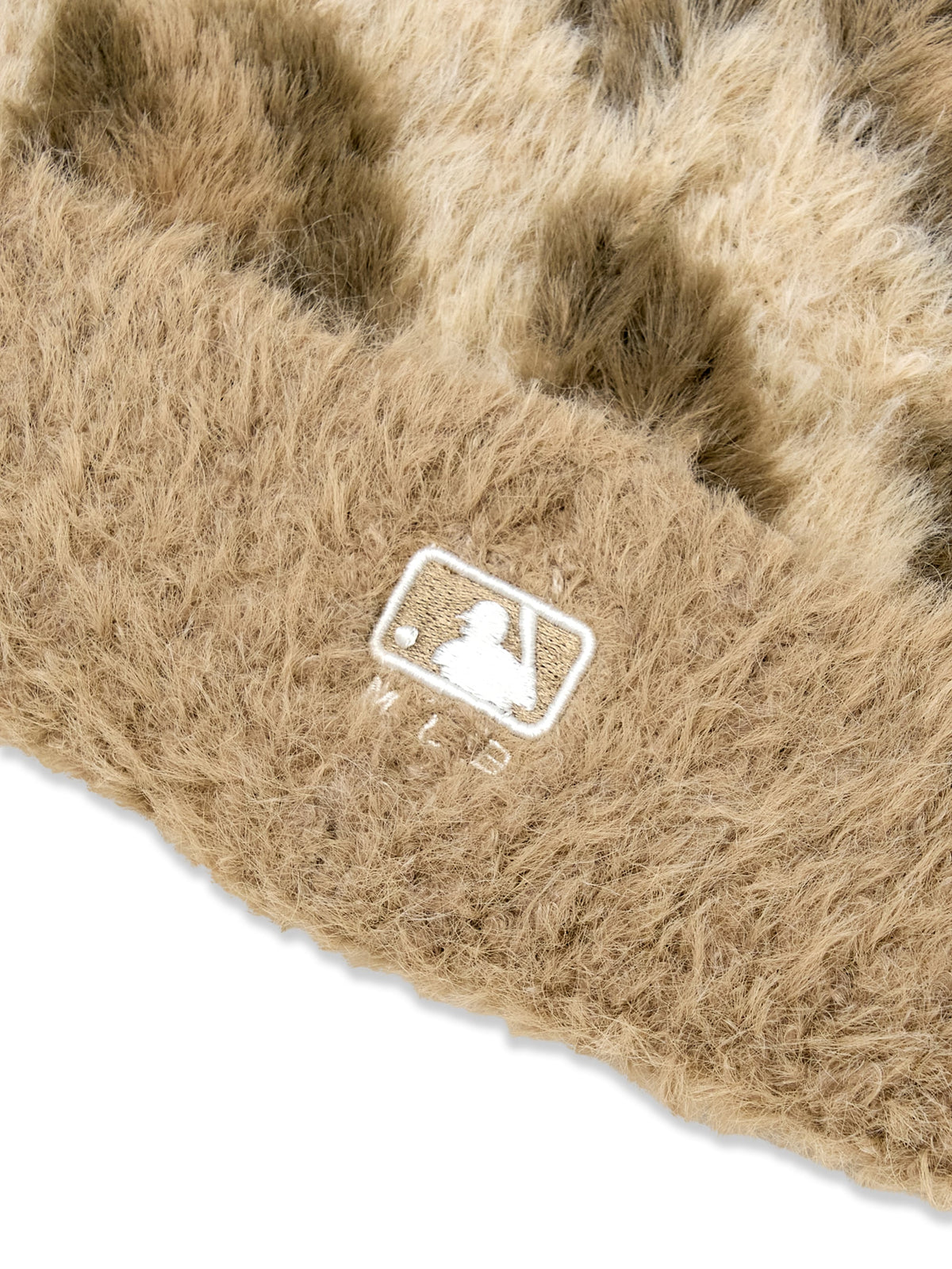 MLB Korea - MLB Leopard Meow Beanie Boston Red Sox (Light Beige) product image 6 | TRAB K-Fashion Australia