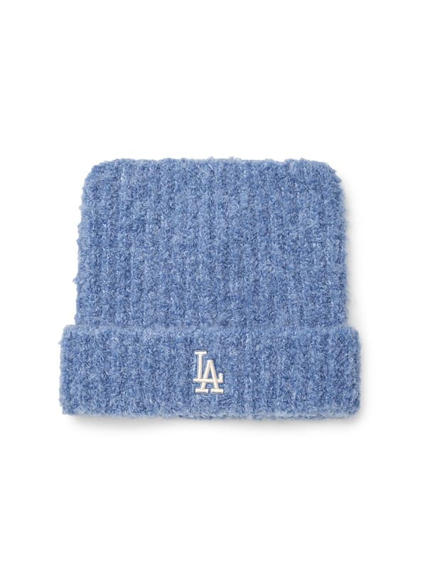 MLB Korea - Plush Meow Beanie Los Angeles Dodgers (Sky Blue) product image 3 | TRAB K-Fashion Australia