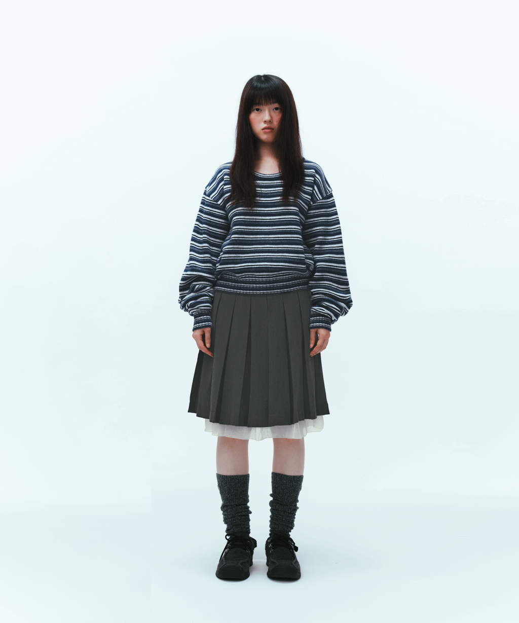 Coyseio - Coy Stripe Knit (Navy) product image 2 | TRAB K-Fashion Australia